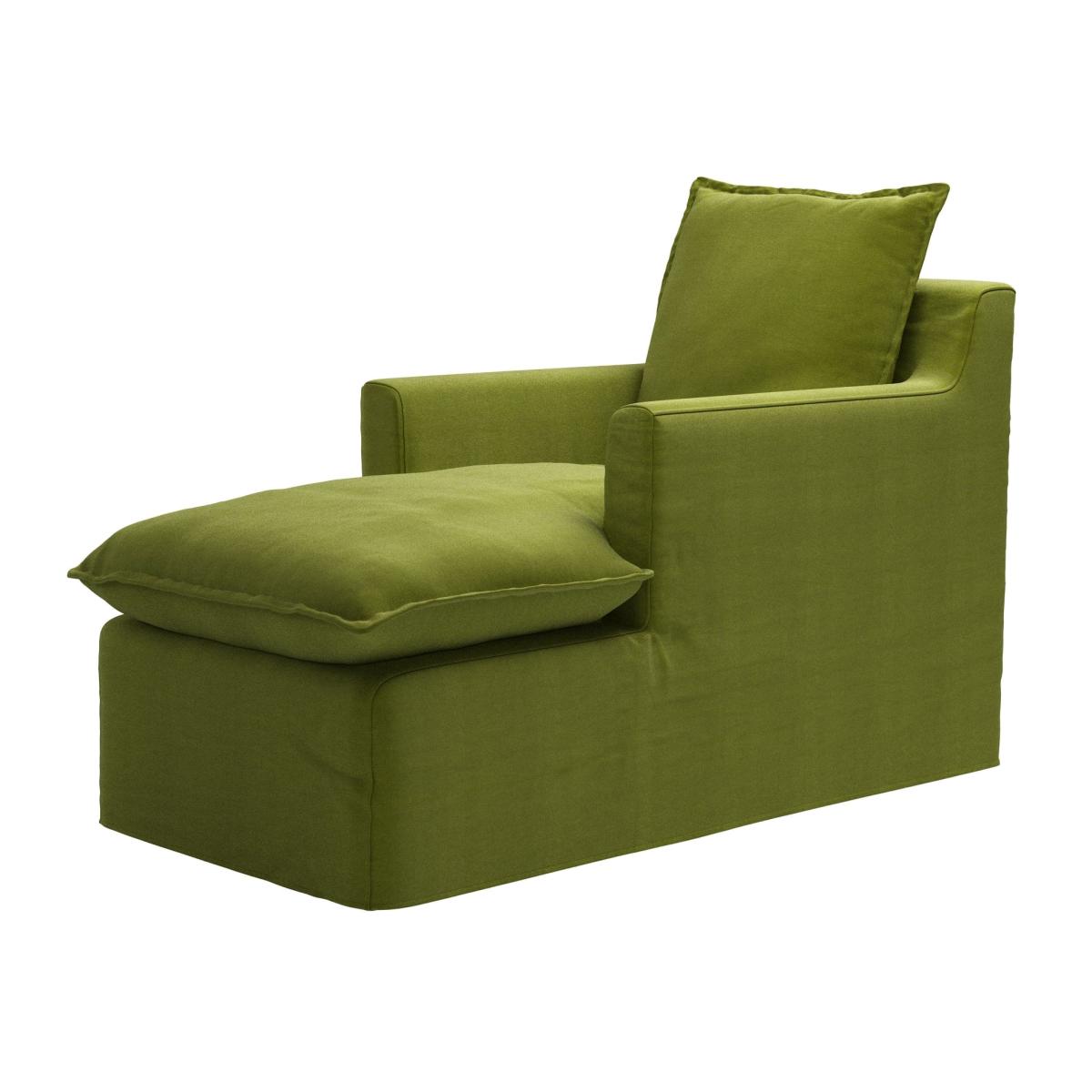 Anders Chaise Armchair in Vine Leaf Organic Smart Cotton – image 1