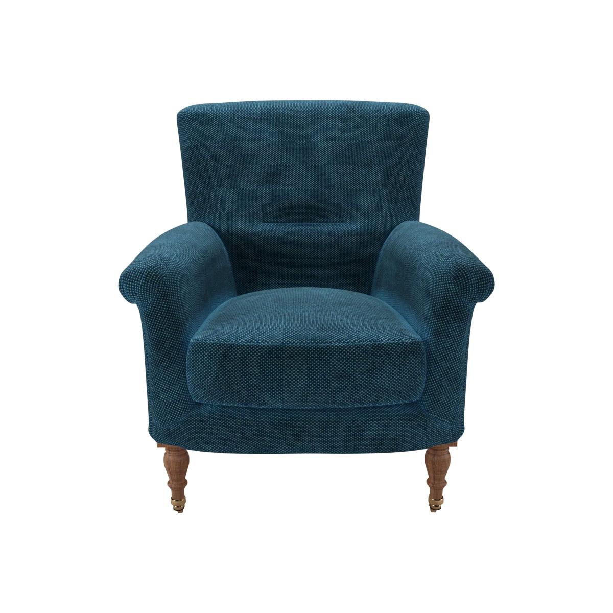 Alderney Armchair in Mineral Mist Speckled Chenille – image 1