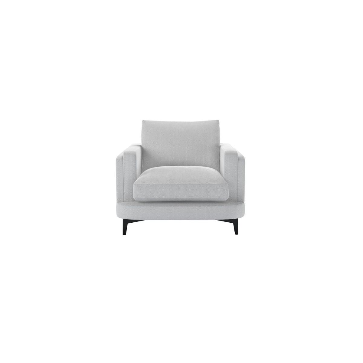 Boston Squared Arm Armchair in Thyme Florence Textured Weave – image 2