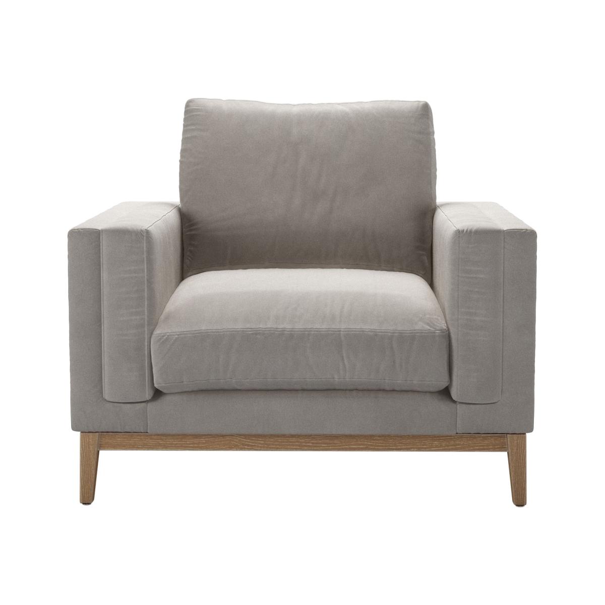 Costello Armchair in Nimbus Aquaclean Clever Velvet – image 1