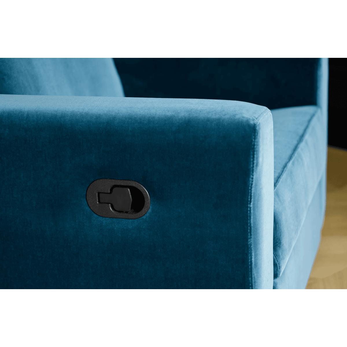 Long Island Recliner Chair in Thyme Florence Textured Weave – image 7