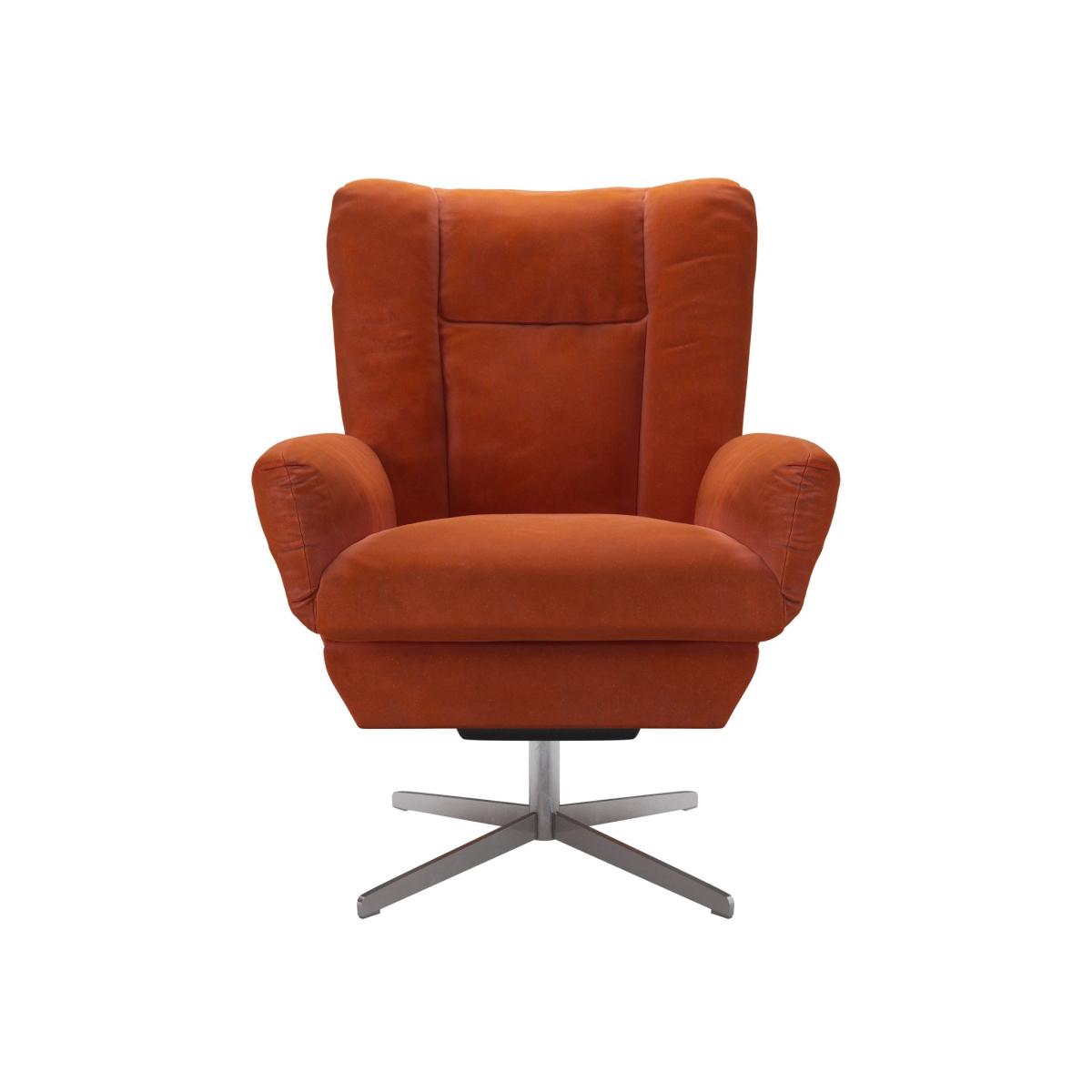 Ellora Swivel Armchair in Moroccan Spice Smart Velvet – image 1