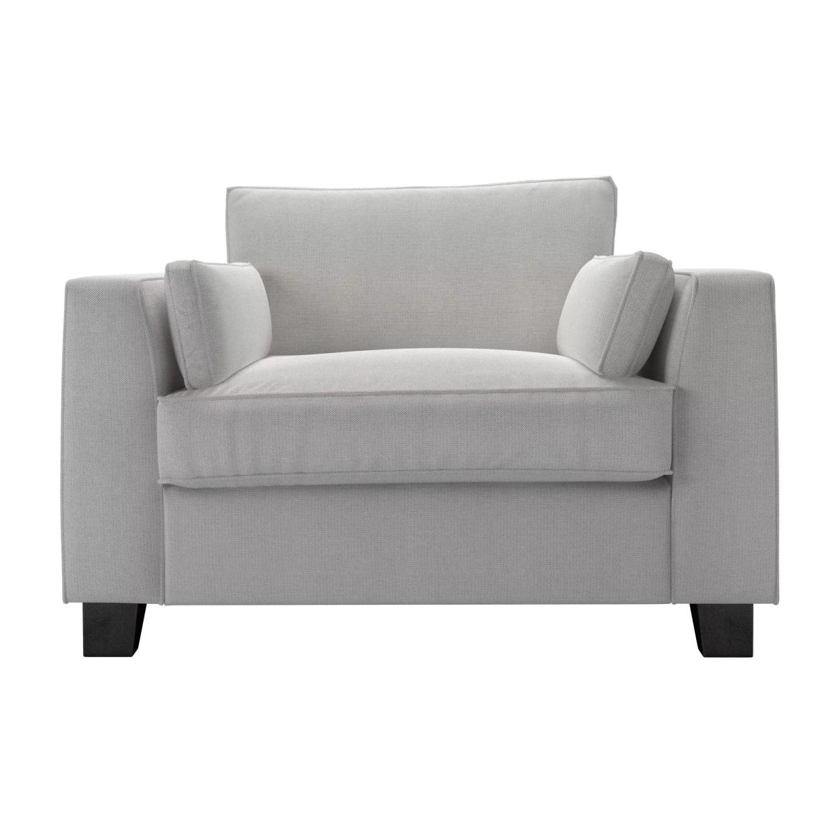Bowie Armchair in Harbour Aquaclean Clever Velvet