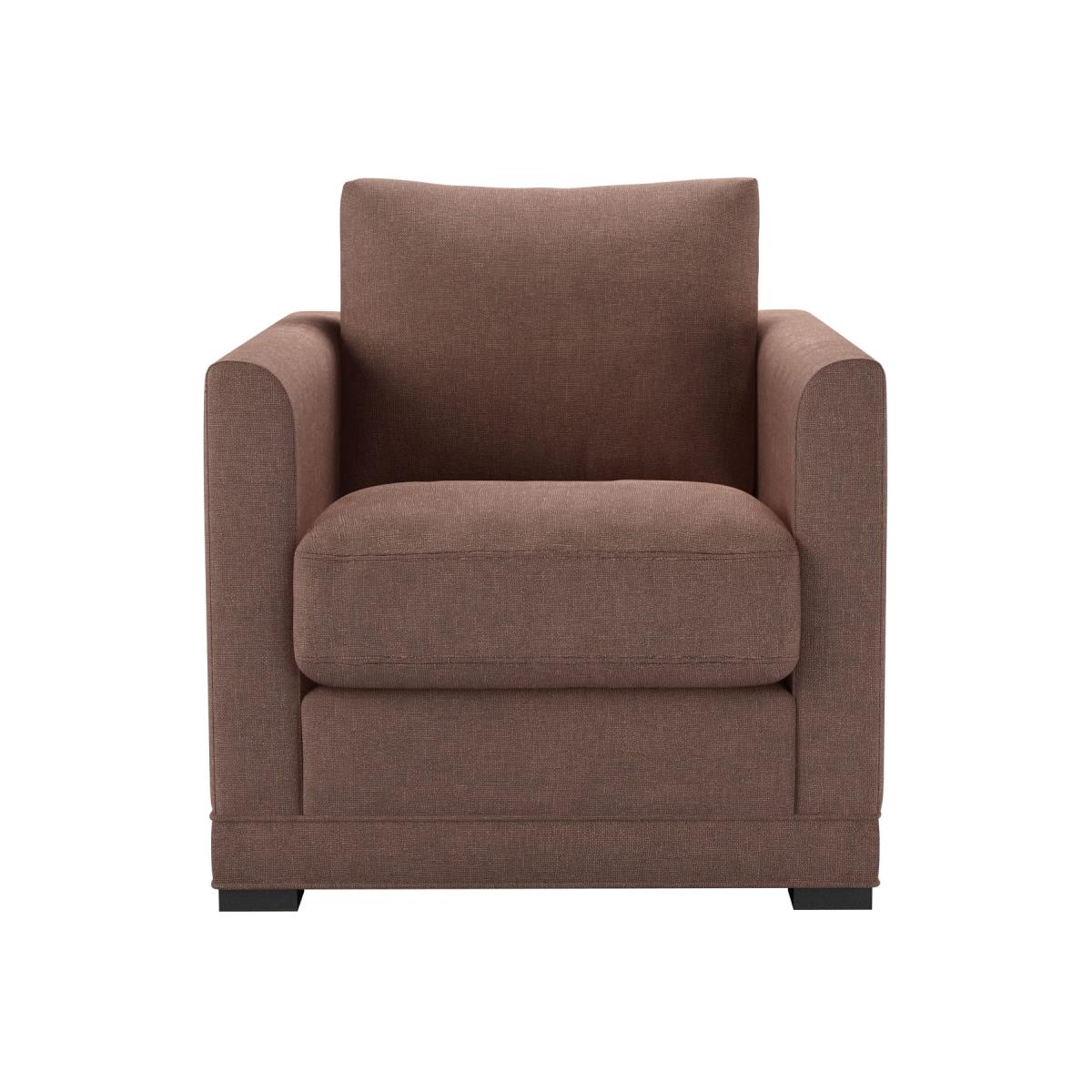 Aissa Armchair in Pinot Noir Norfolk Cotton – image 1