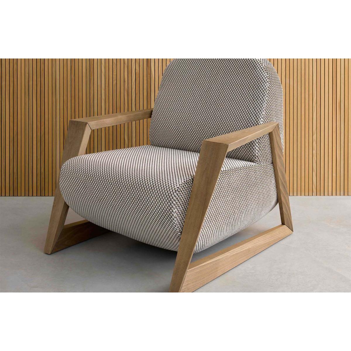 Hockney Armchair in Skyfall Cotton Matt Velvet – image 5