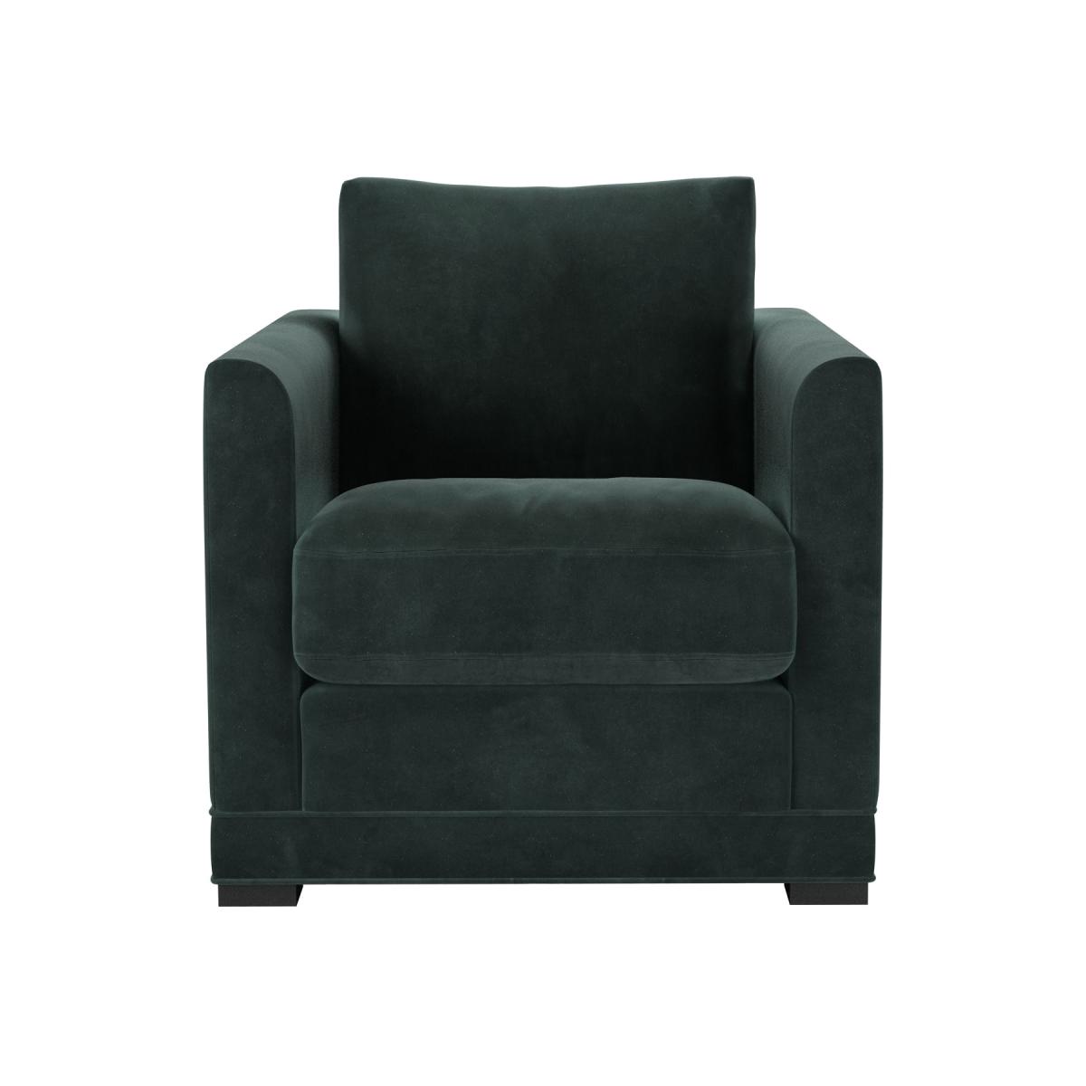 Aissa Armchair in Smokey Green Cashmere Velvet – image 1