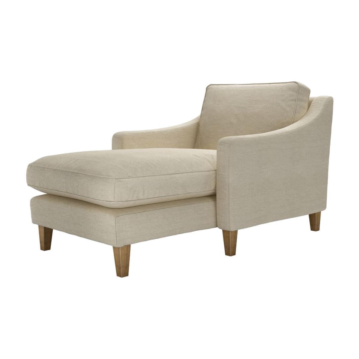 Iggy Chaise Armchair in Pampas Hygge Smart Linen – image 1