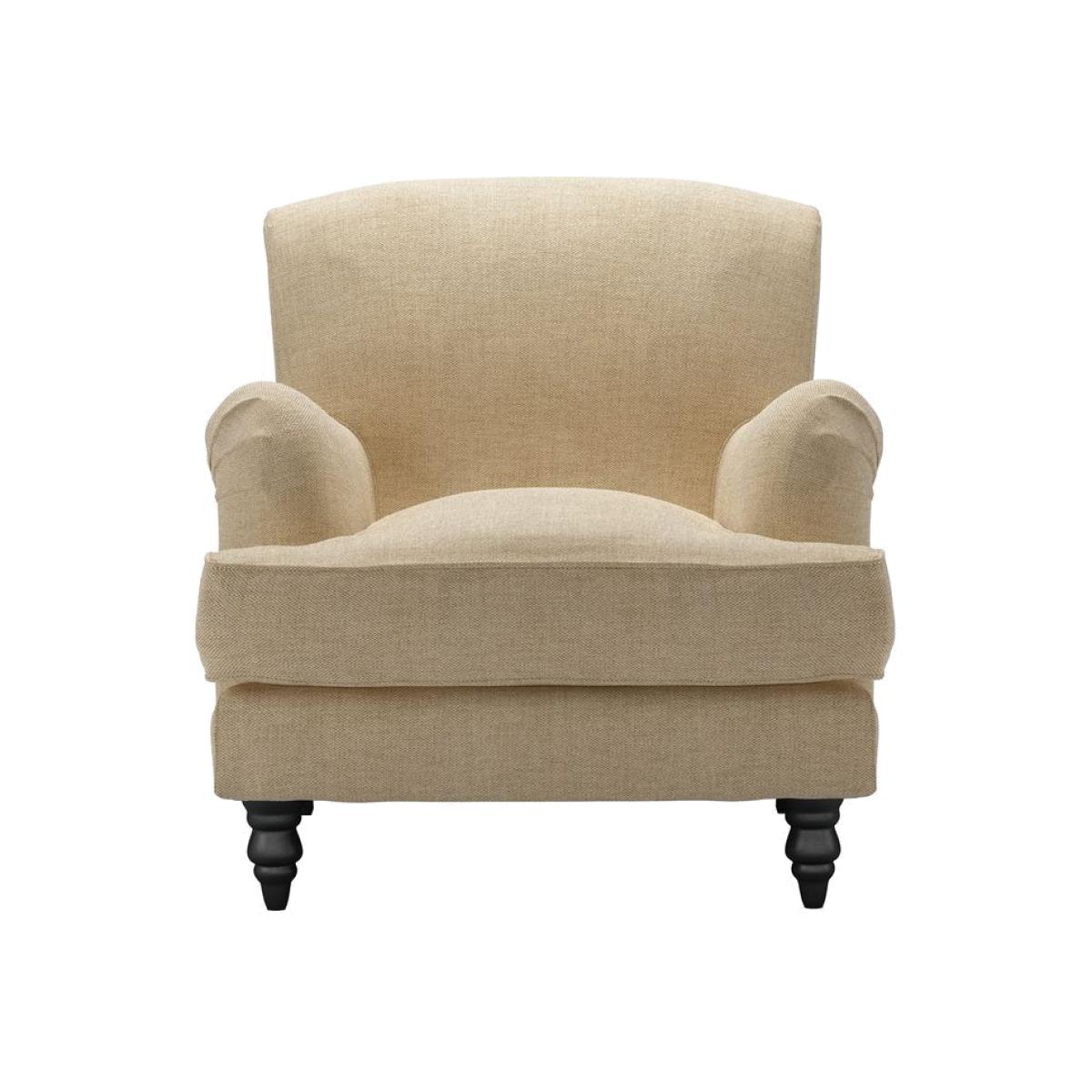 Snowdrop Armchair in Nordic Pine Hygge Chunky Weave