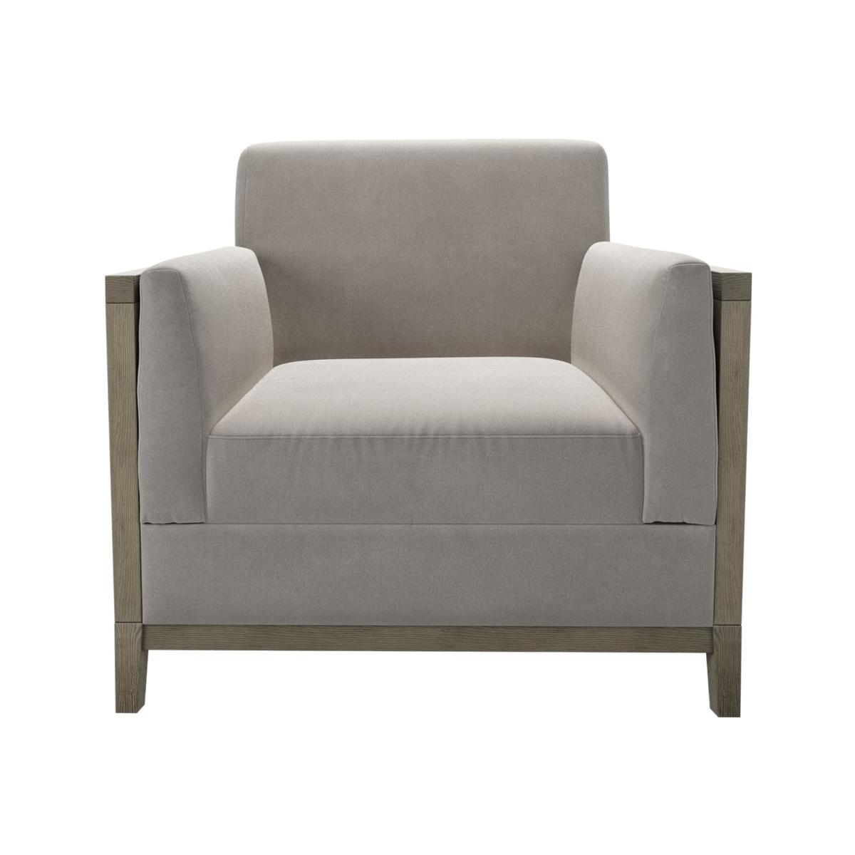 Chester Armchair in Nimbus Aquaclean Clever Velvet – image 1