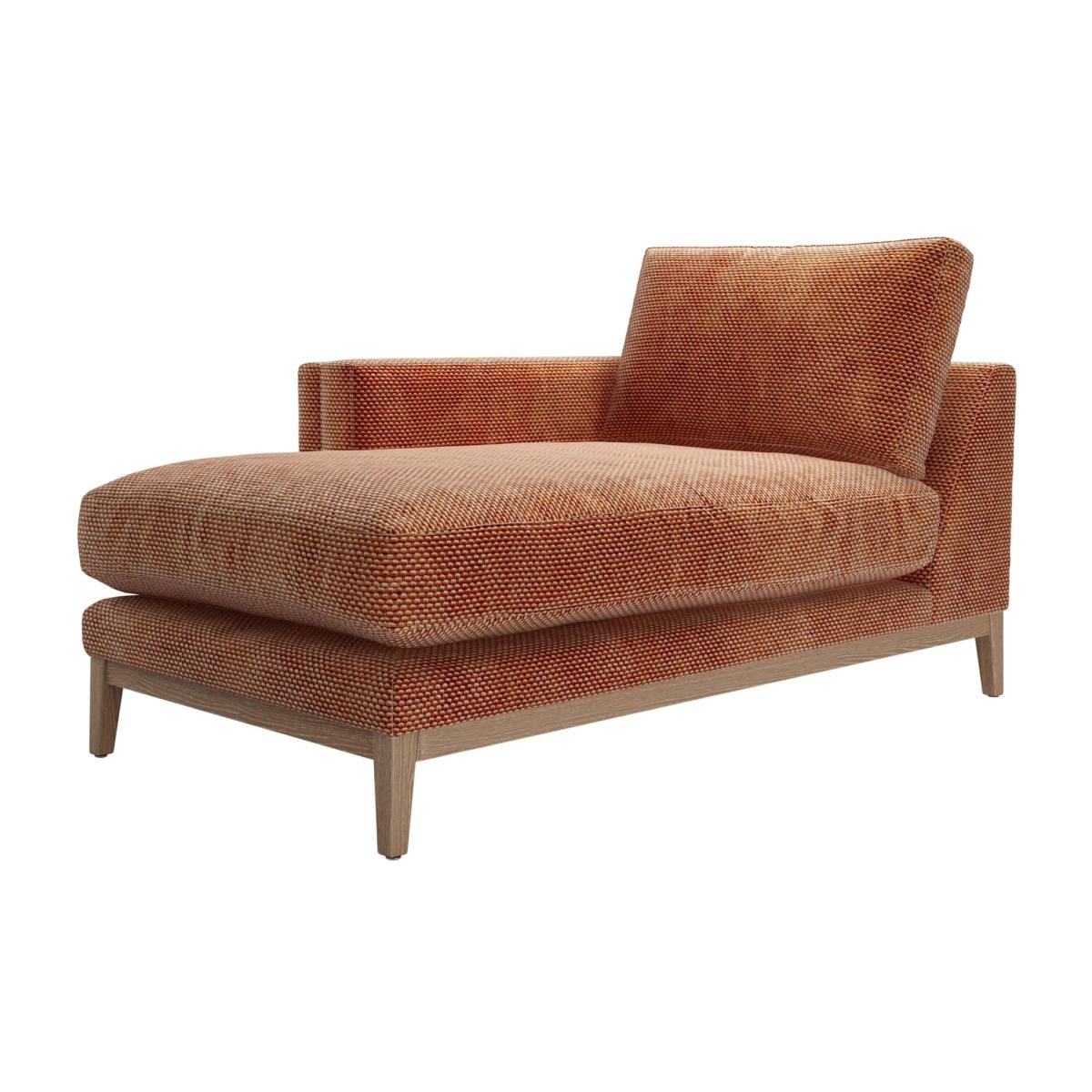 Costello LHF Chaise Armchair in Pomegranate Bubble Velvet – image 1