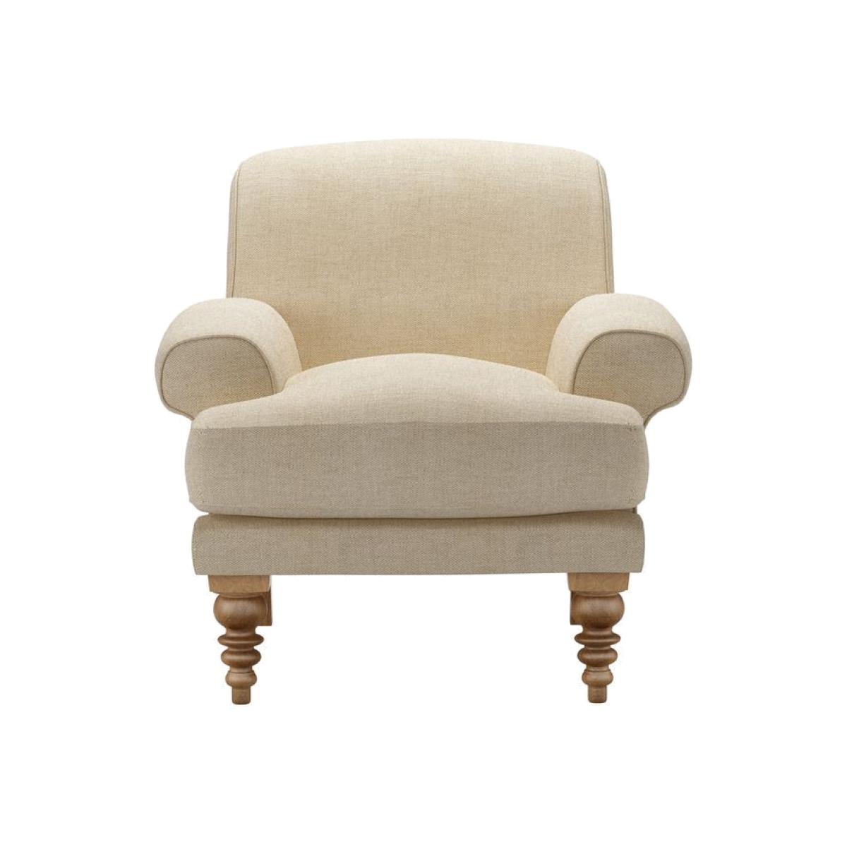 Saturday Armchair in Shearling Hygge Chunky Weave – image 1