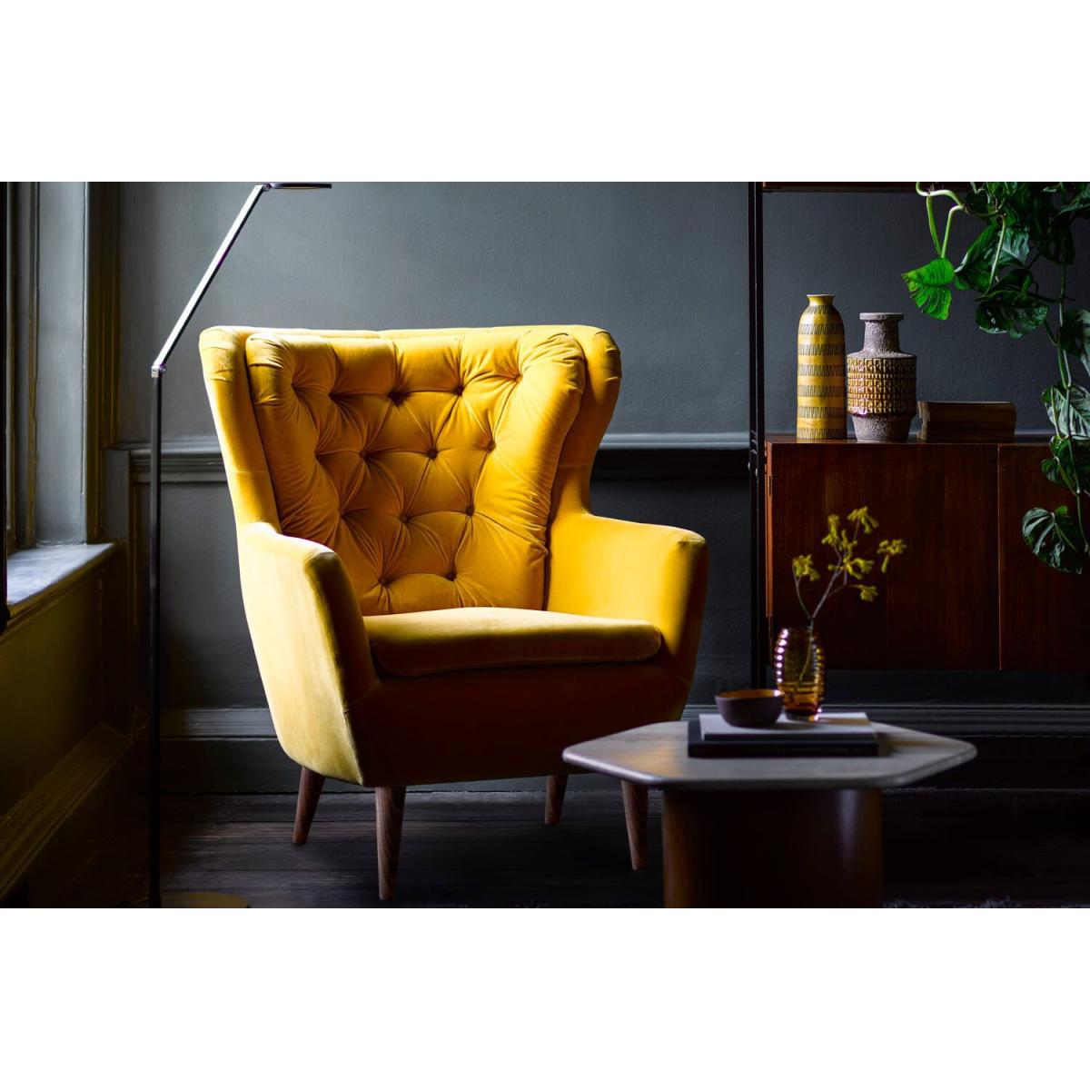 Ernest Swivel Armchair in Celadon Easy Cotton – image 4