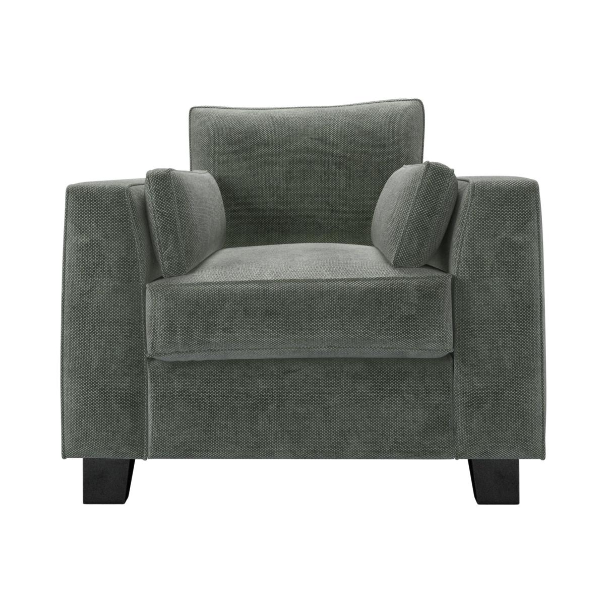 Bowie Armchair in Moonstone Speckled Chenille – image 1