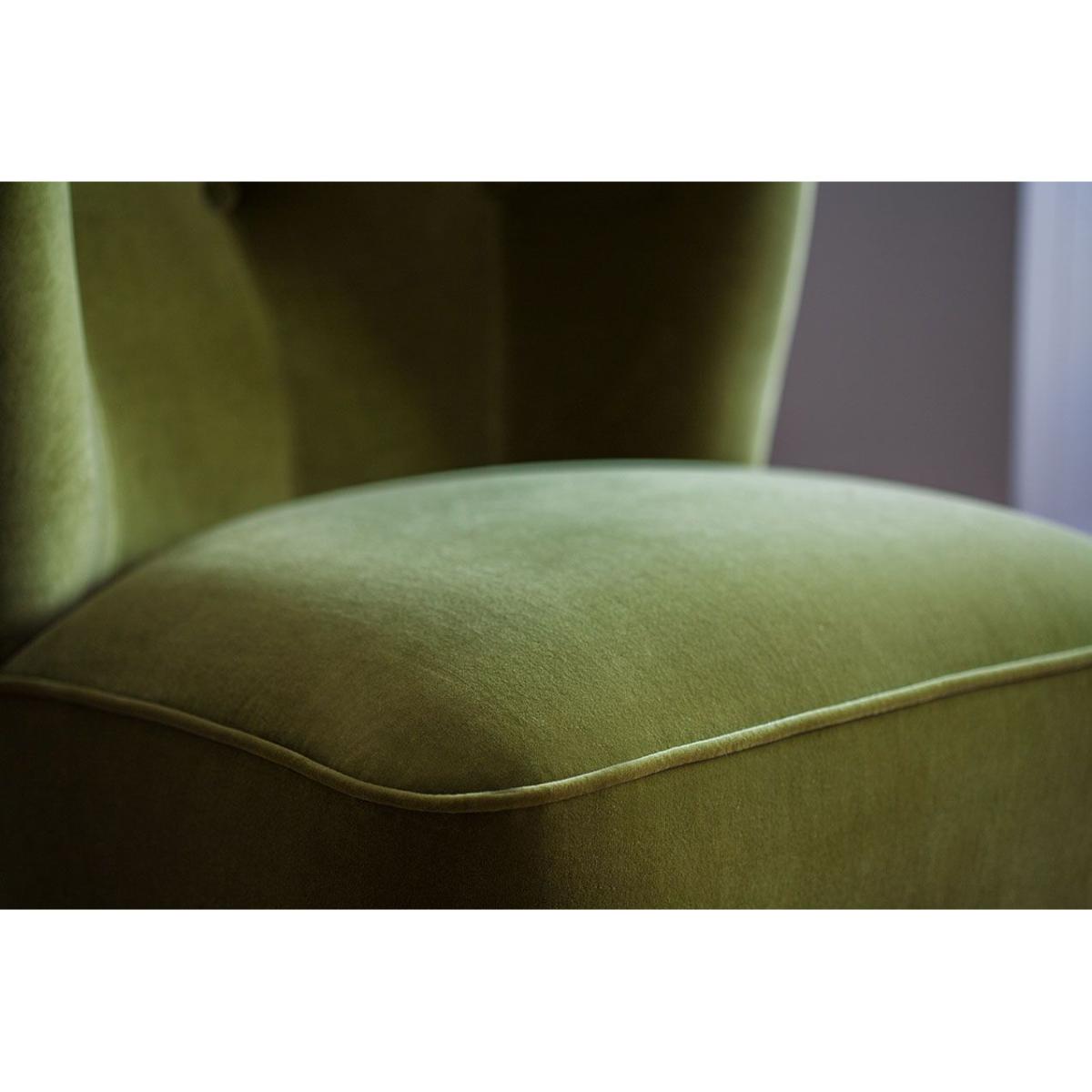 Betty Armchair in Harbour Aquaclean Clever Velvet – image 5