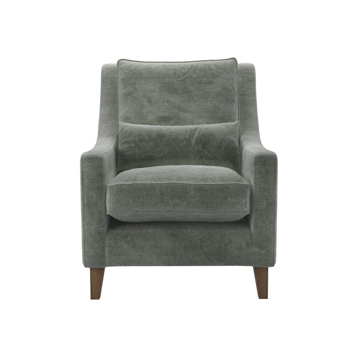 High Back Iggy Armchair in Moonstone Speckled Chenille – image 1