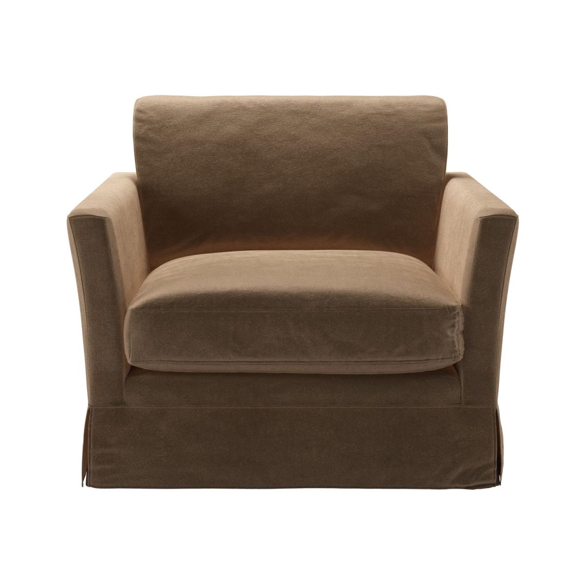 Otto Armchair in Spiced Latte Cotton Matt Velvet – image 1