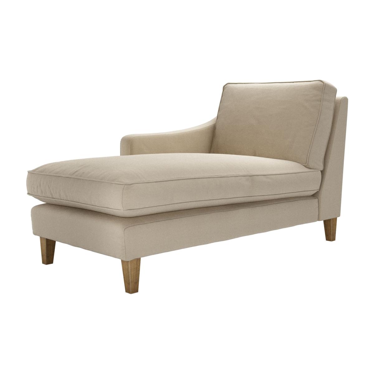Iggy LHF Chaise Armchair in Pennine Stone Organic Smart Cotton – image 1