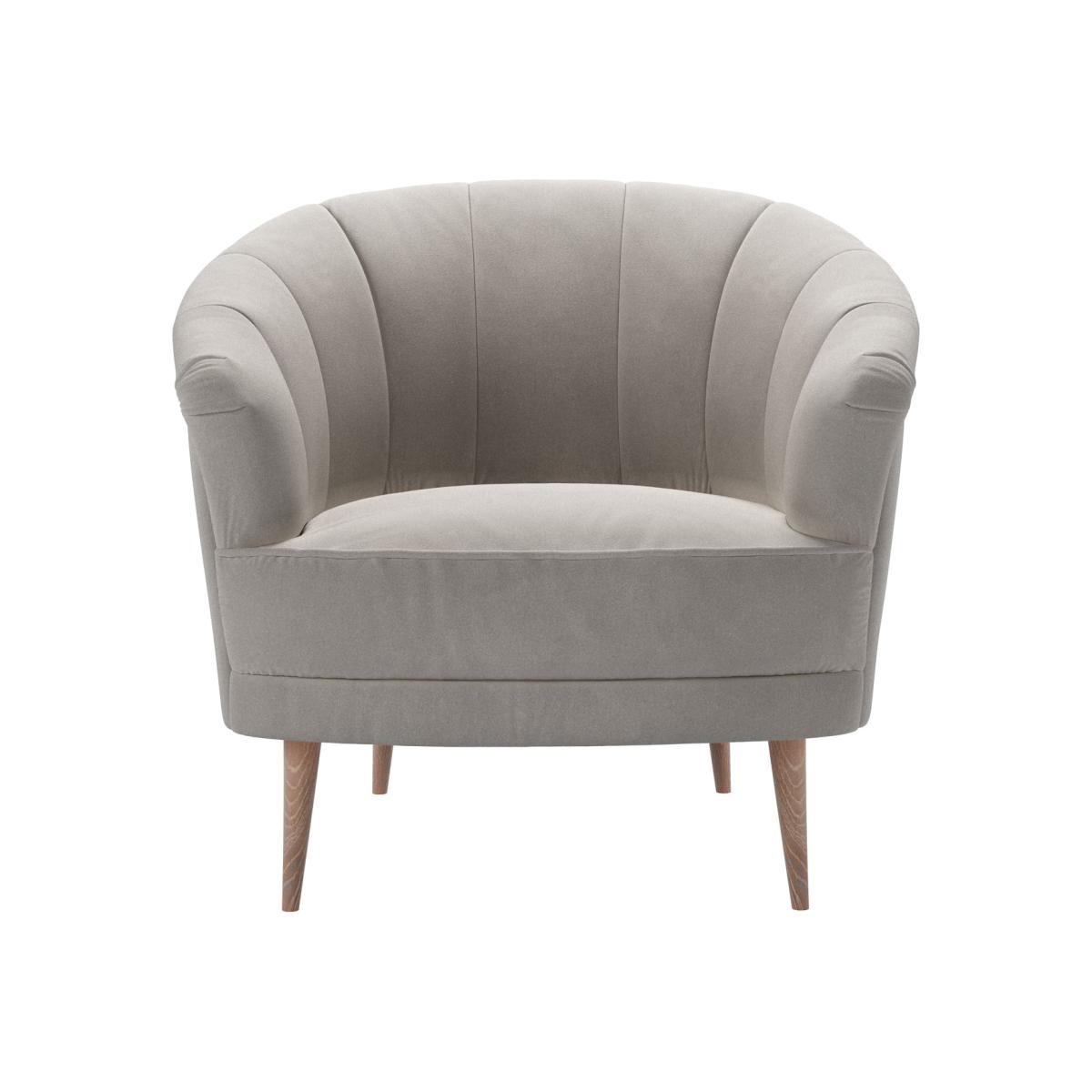 Harper Armchair in Nimbus Aquaclean Clever Velvet – image 1