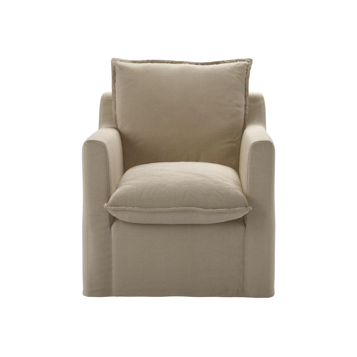 Anders Armchair in Pennine Stone Organic Smart Cotton – image 1