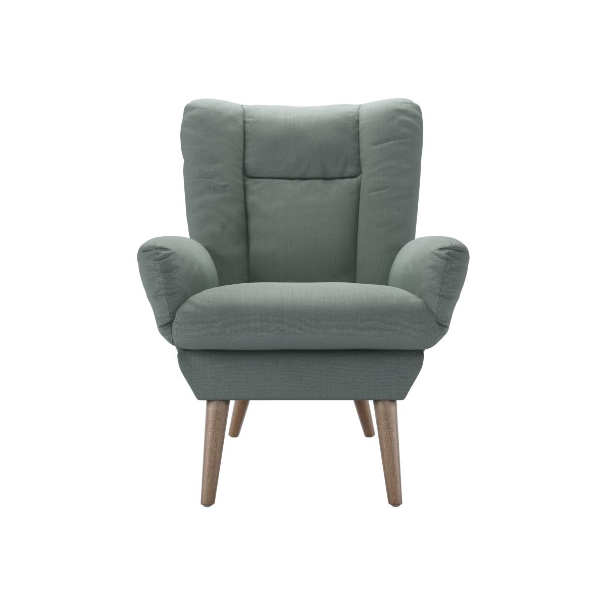 Ellora Armchair in Hidden Cove Brushed Linen Cotton – image 1