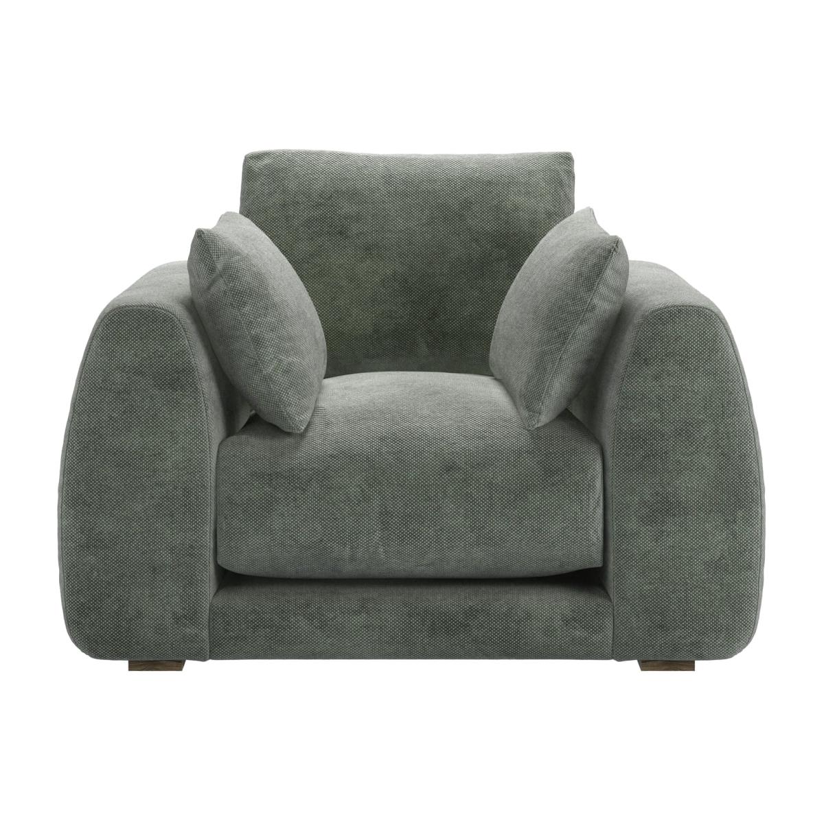 Carmel Armchair in Moonstone Speckled Chenille – image 1