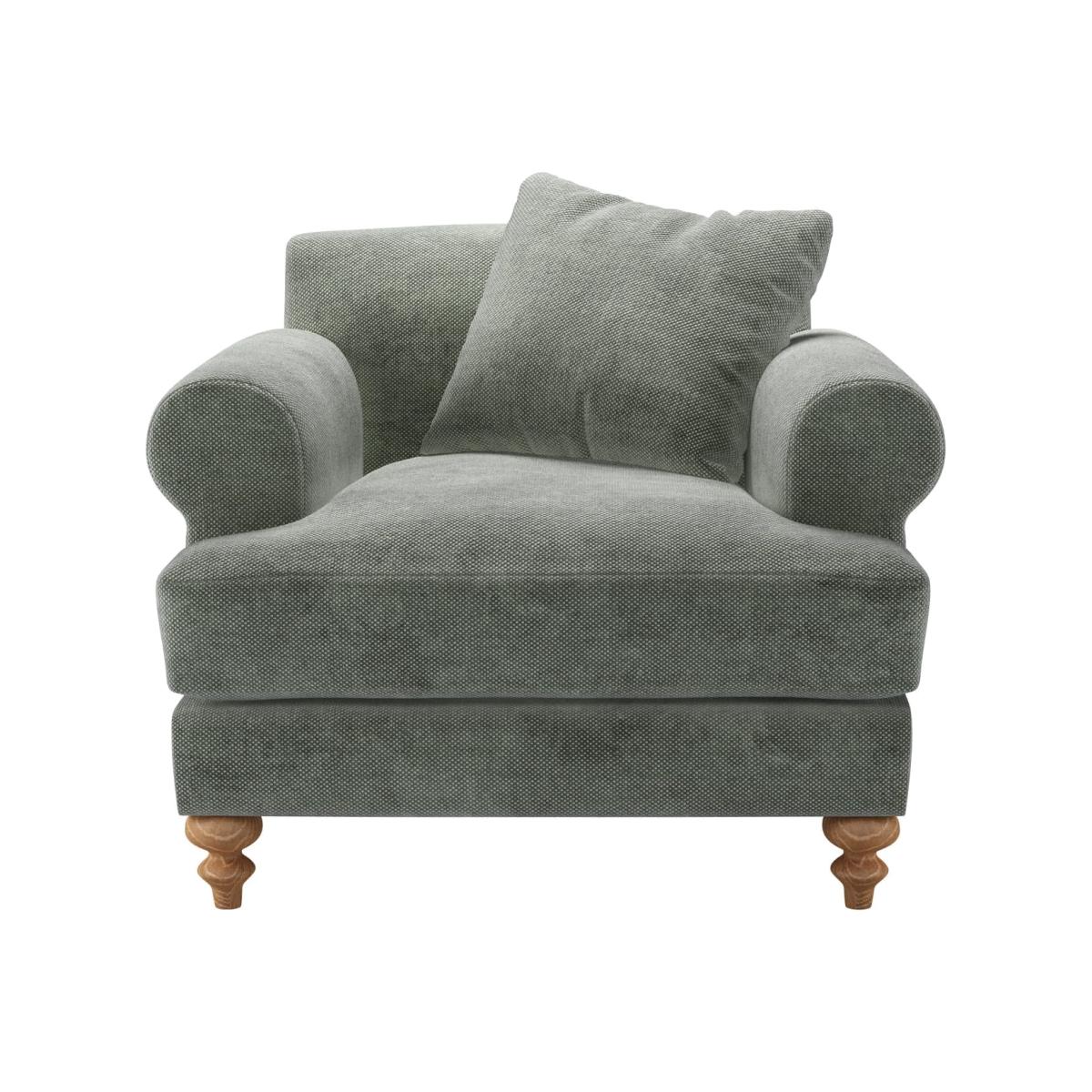 Teddy Armchair in Moonstone Speckled Chenille – image 1