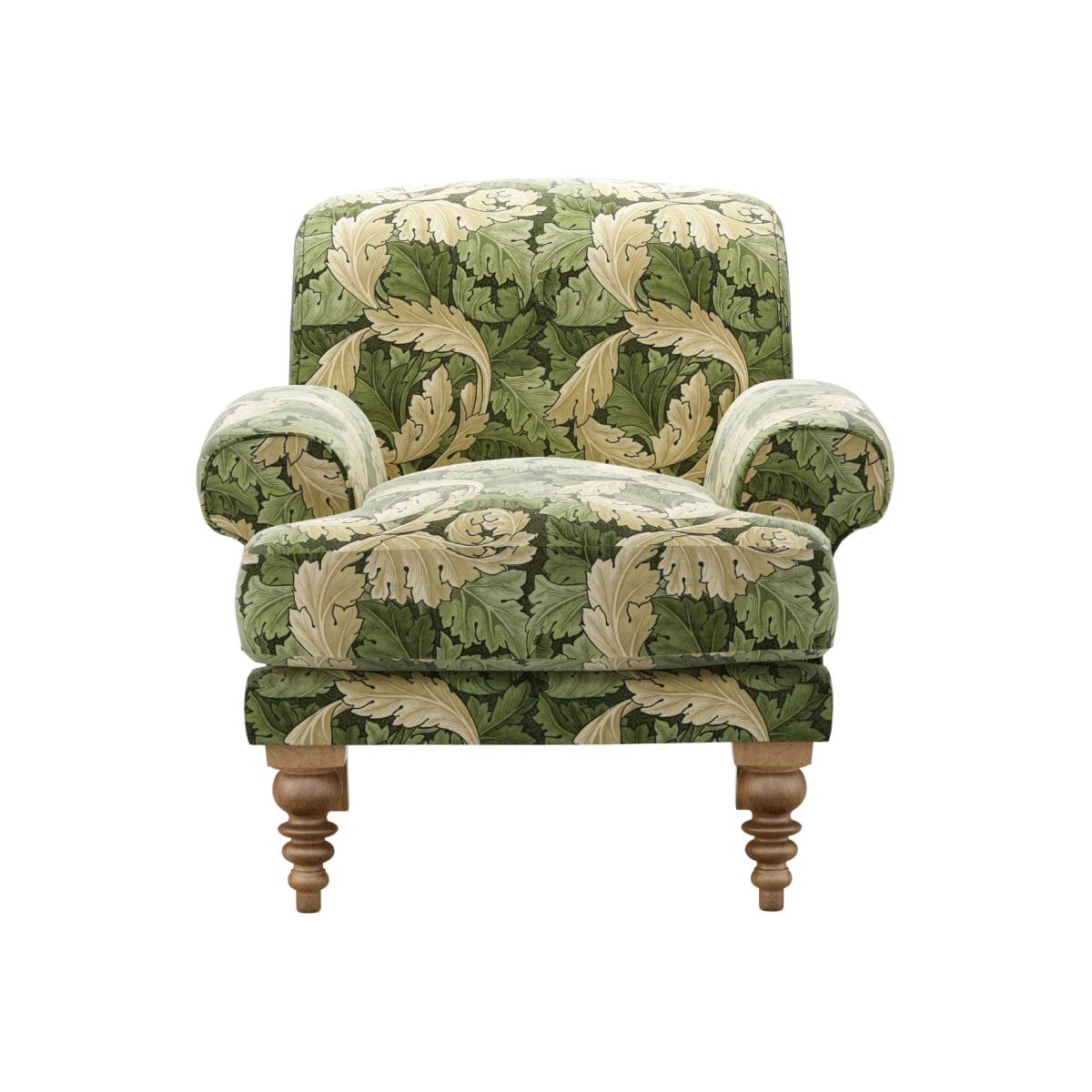 Saturday Armchair in Acanthus Velvet Nettle – image 1