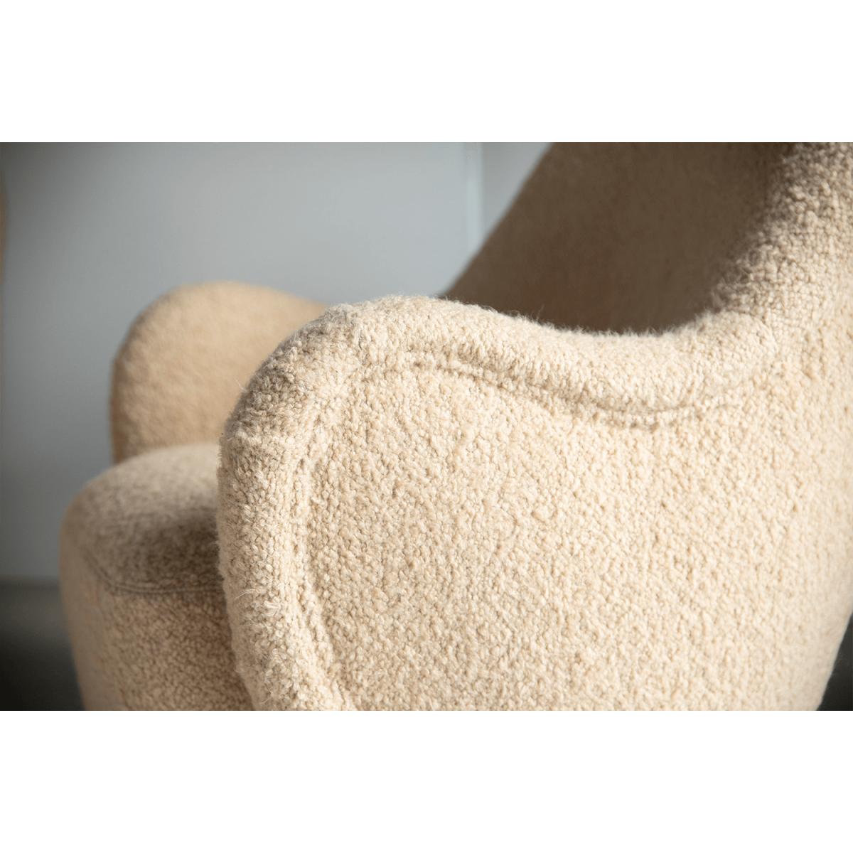 Ginger Armchair in Pennine Stone Organic Smart Cotton – image 4