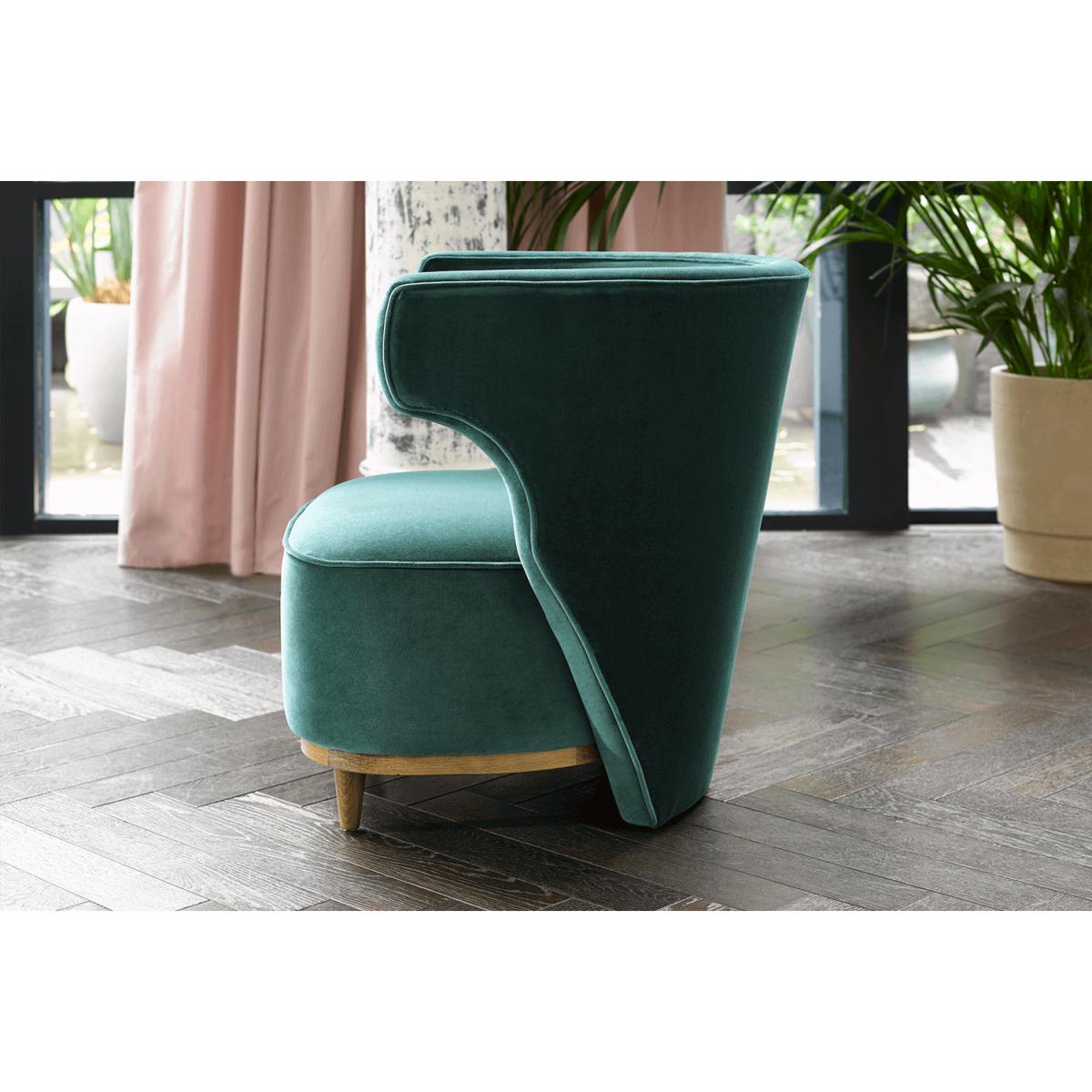 Edie Armchair in Jasmine Silky Jacquard Weave – image 5