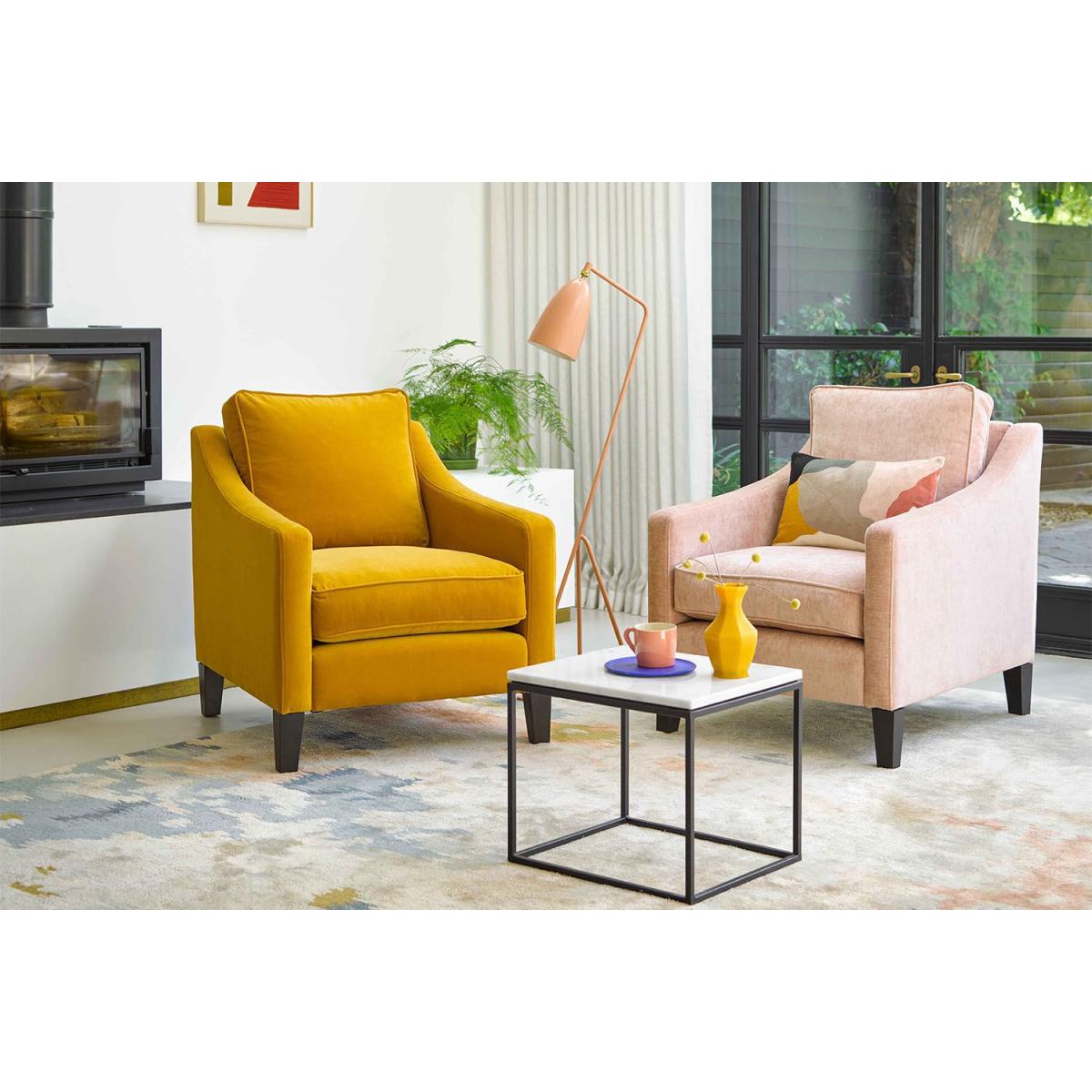 Iggy Armchair in Nimbus Aquaclean Clever Velvet – image 3