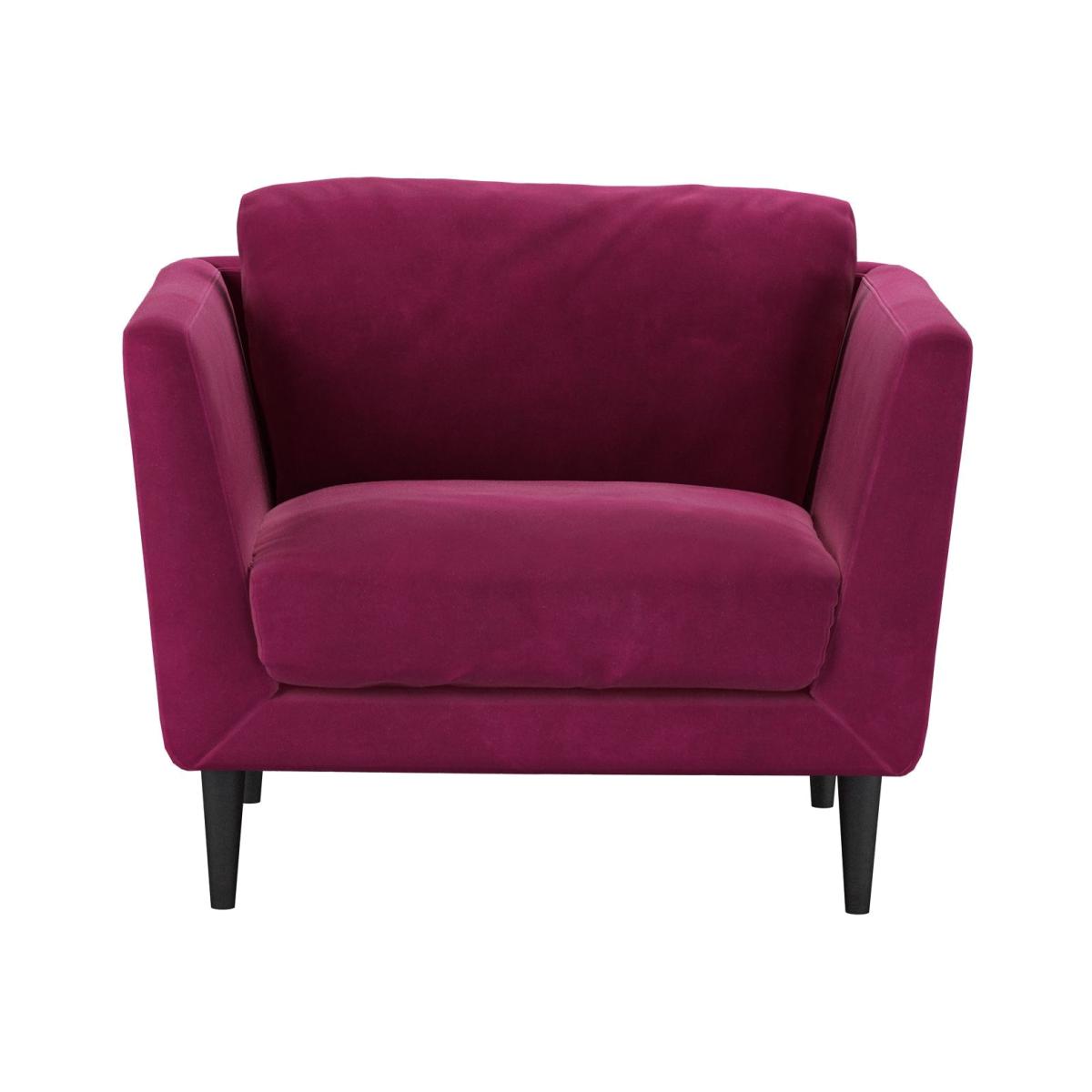 Holly Armchair in Persian Rose Smart Velvet – image 1
