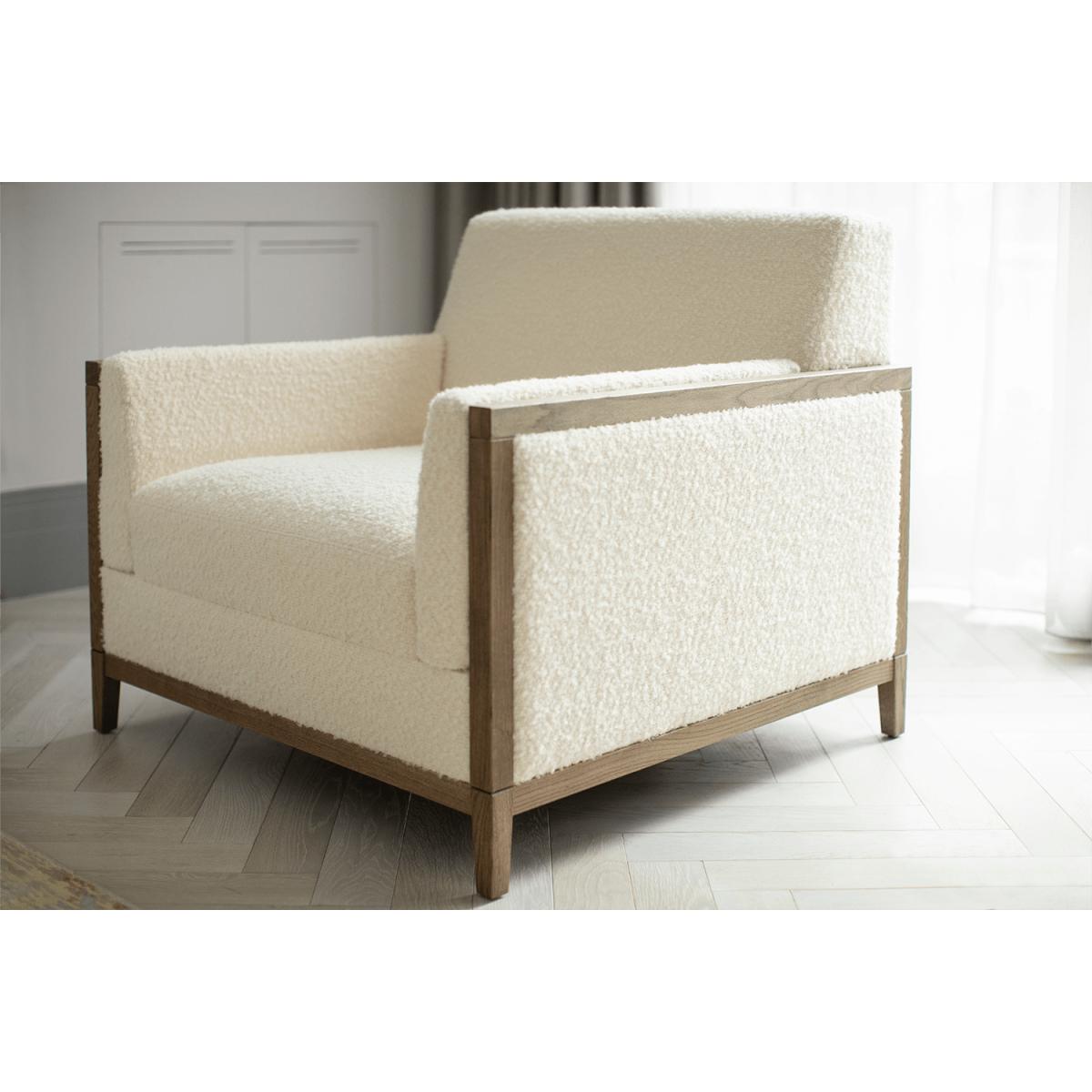 Chester Armchair in Shale Aquaclean Clever Velvet – image 3