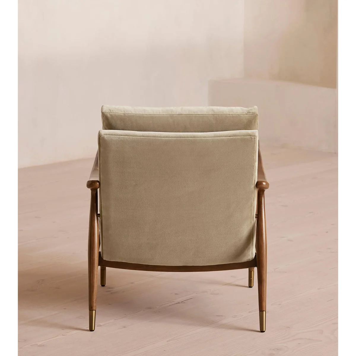 Theodore Armchair, Velvet, Oyster, UK – image 4