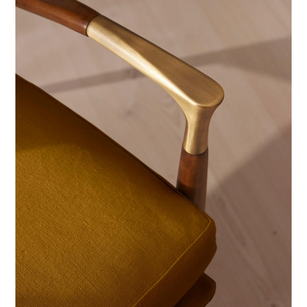 Theodore Armchair, Linen, Turmeric, UK – image 6