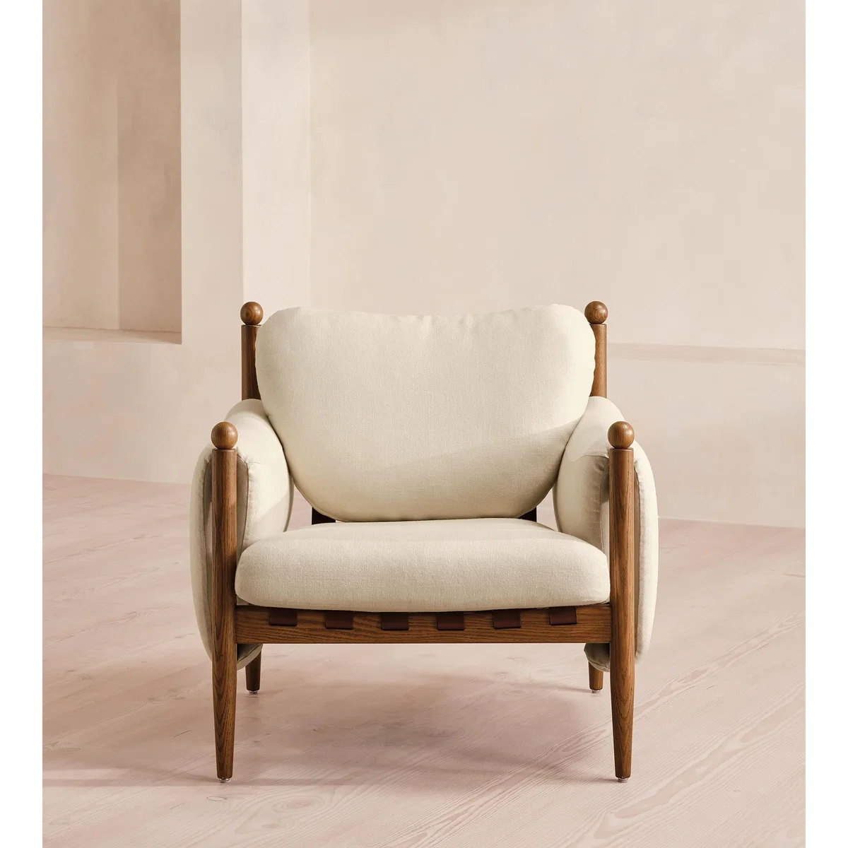 Casper Armchair, Linen, Bisque, UK – image 3