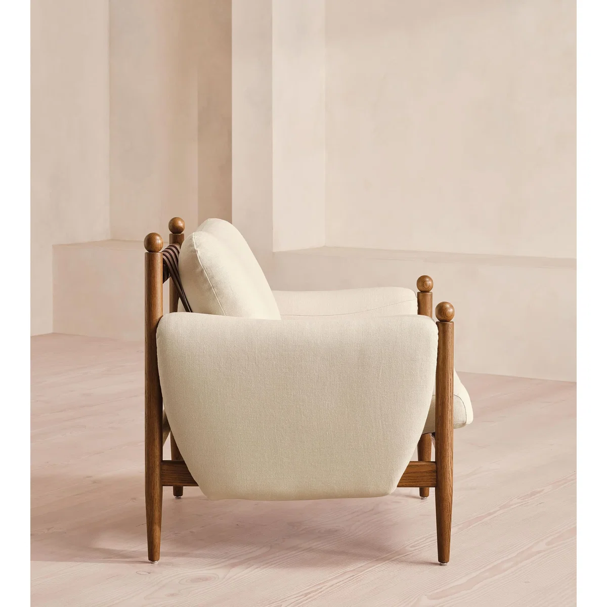 Casper Armchair, Linen, Bisque, UK – image 4
