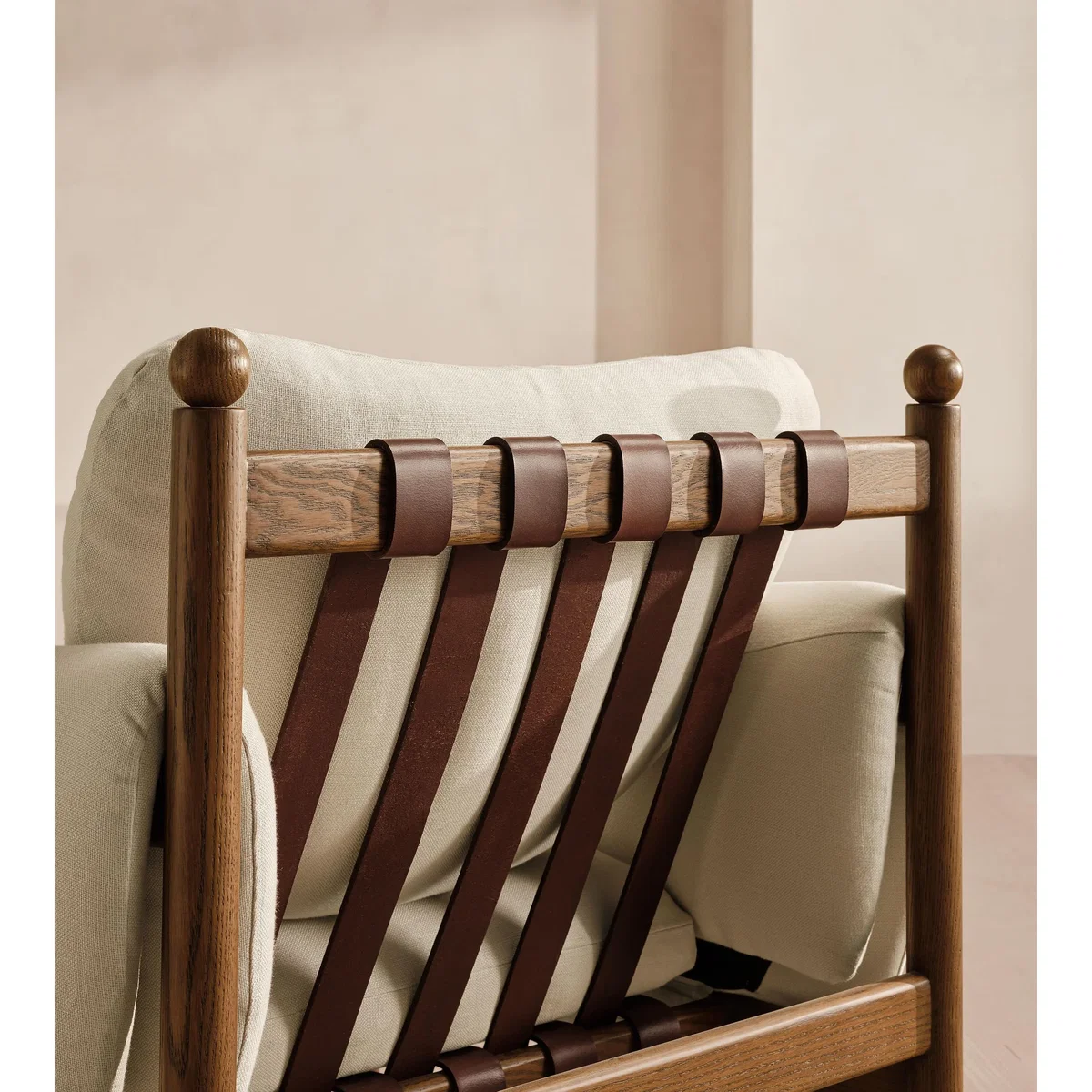 Casper Armchair, Linen, Bisque, UK – image 6