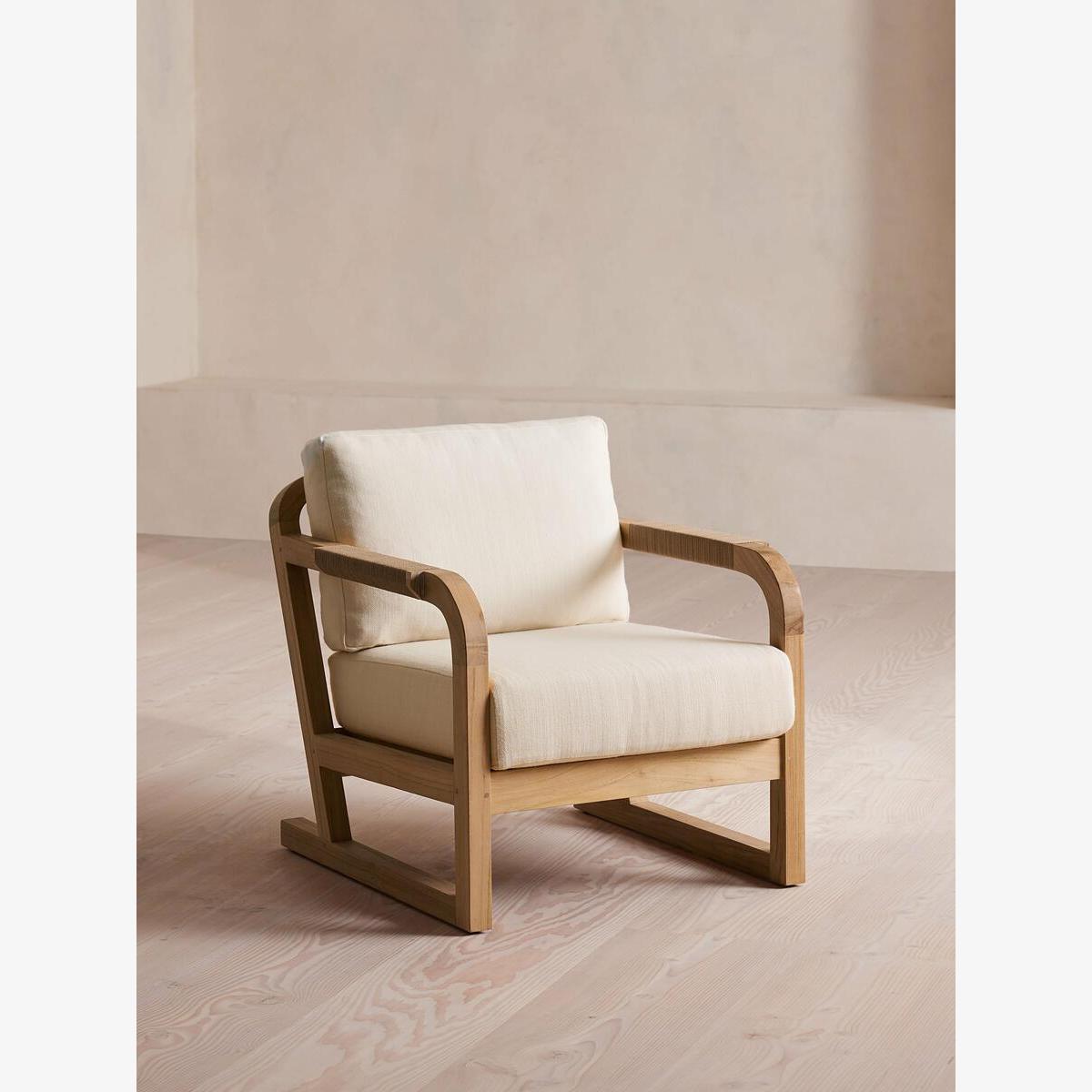 Farmhouse Armchair, Maria Flora Zagora, Natural, UK – image 1