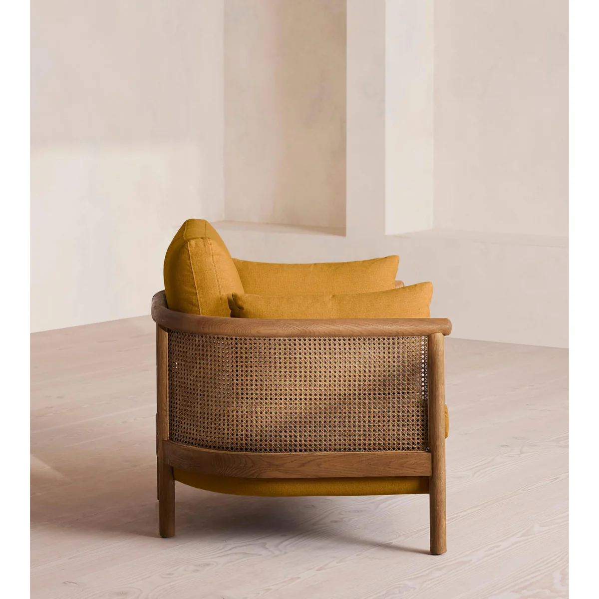 Sydney Armchair, Linen, Turmeric, UK – image 4