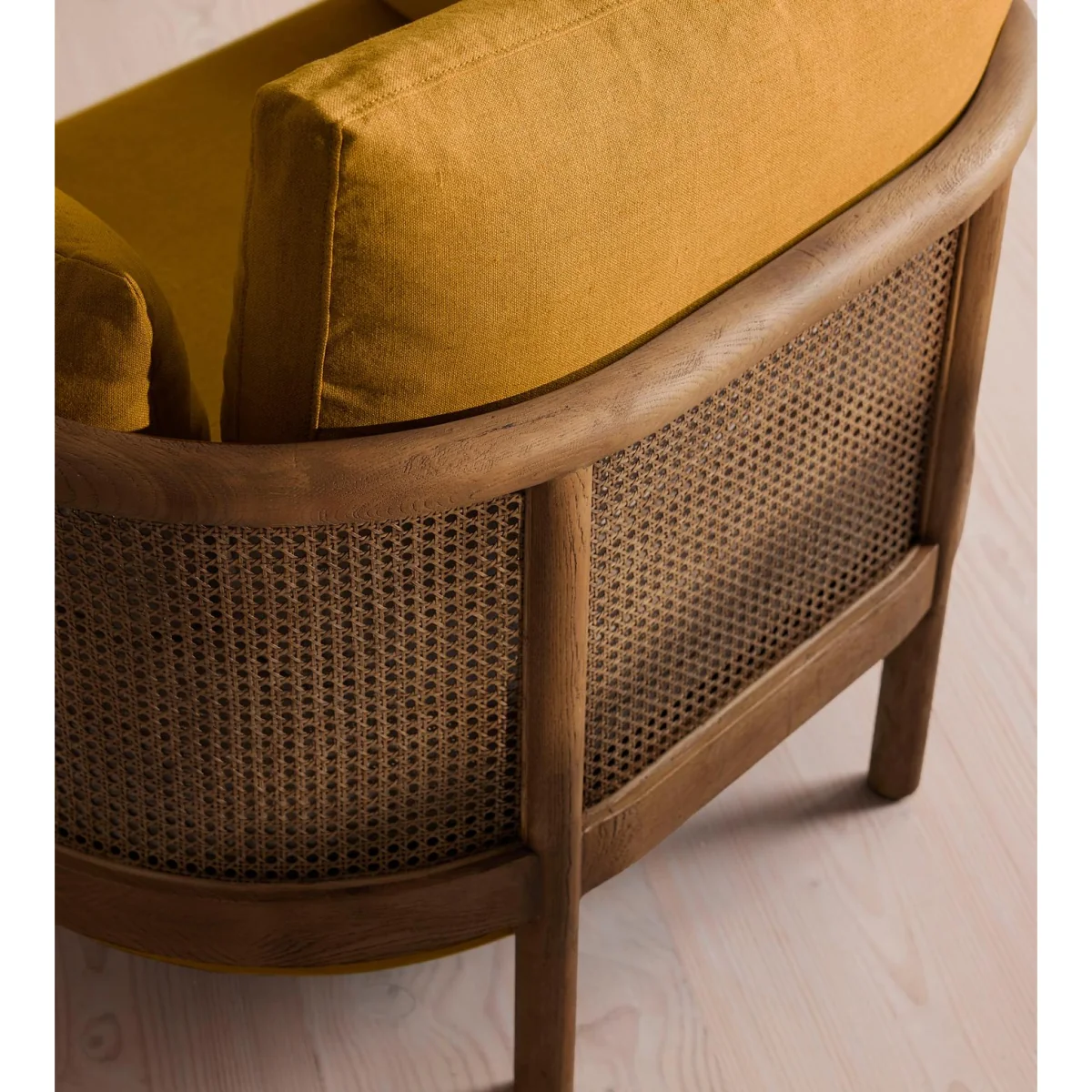 Sydney Armchair, Linen, Turmeric, UK – image 6