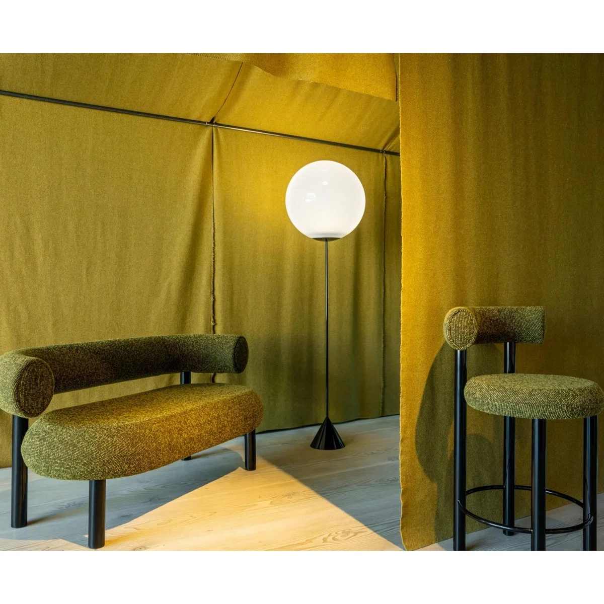 Tom Dixon - Fat 2 Seater Sofa Micro Boucle 0404 – image 3