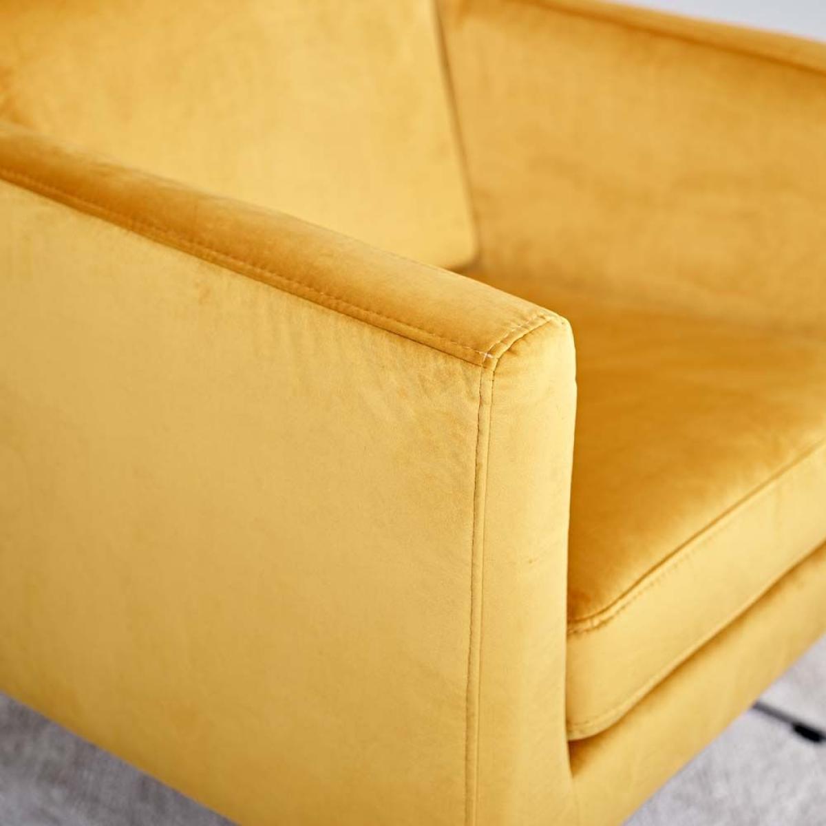 Albert Chair - Saffron Velvet – image 4
