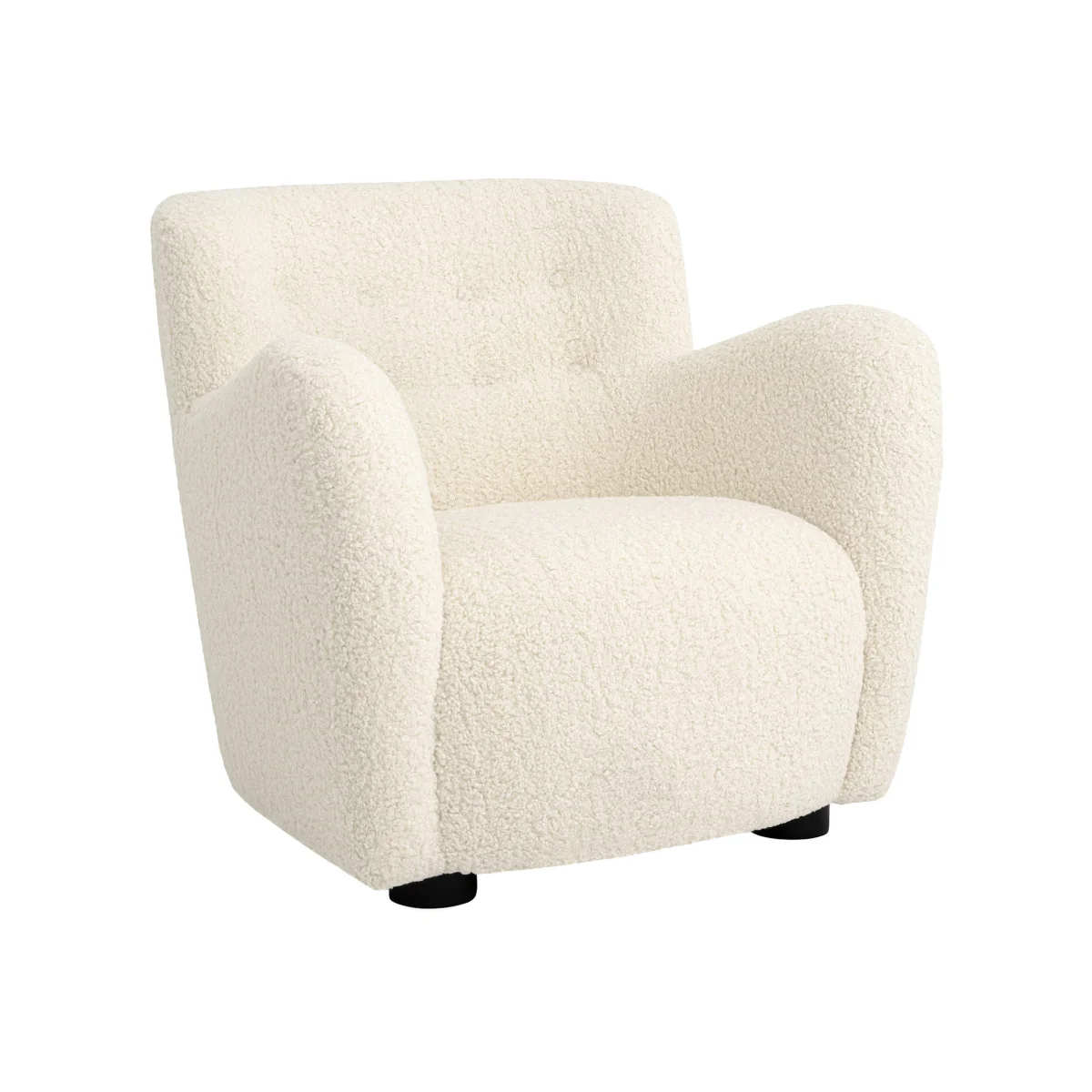 Faux Fur Armchair Bixby – image 1