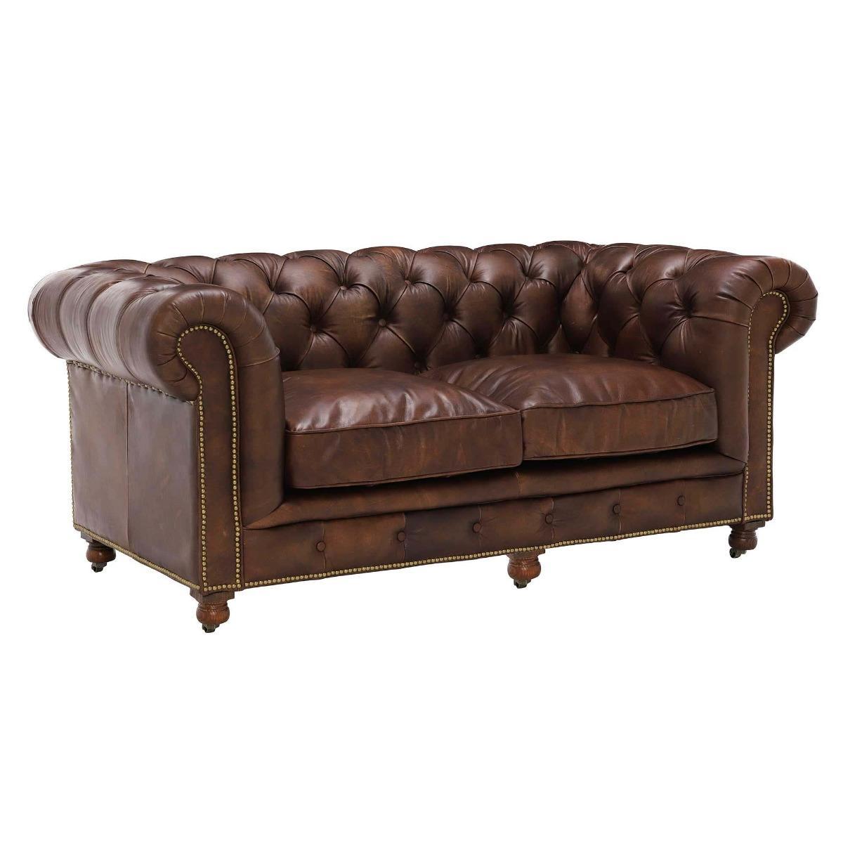 Asquith Leather 2.5 Seater Chesterfield Sofa – image 3