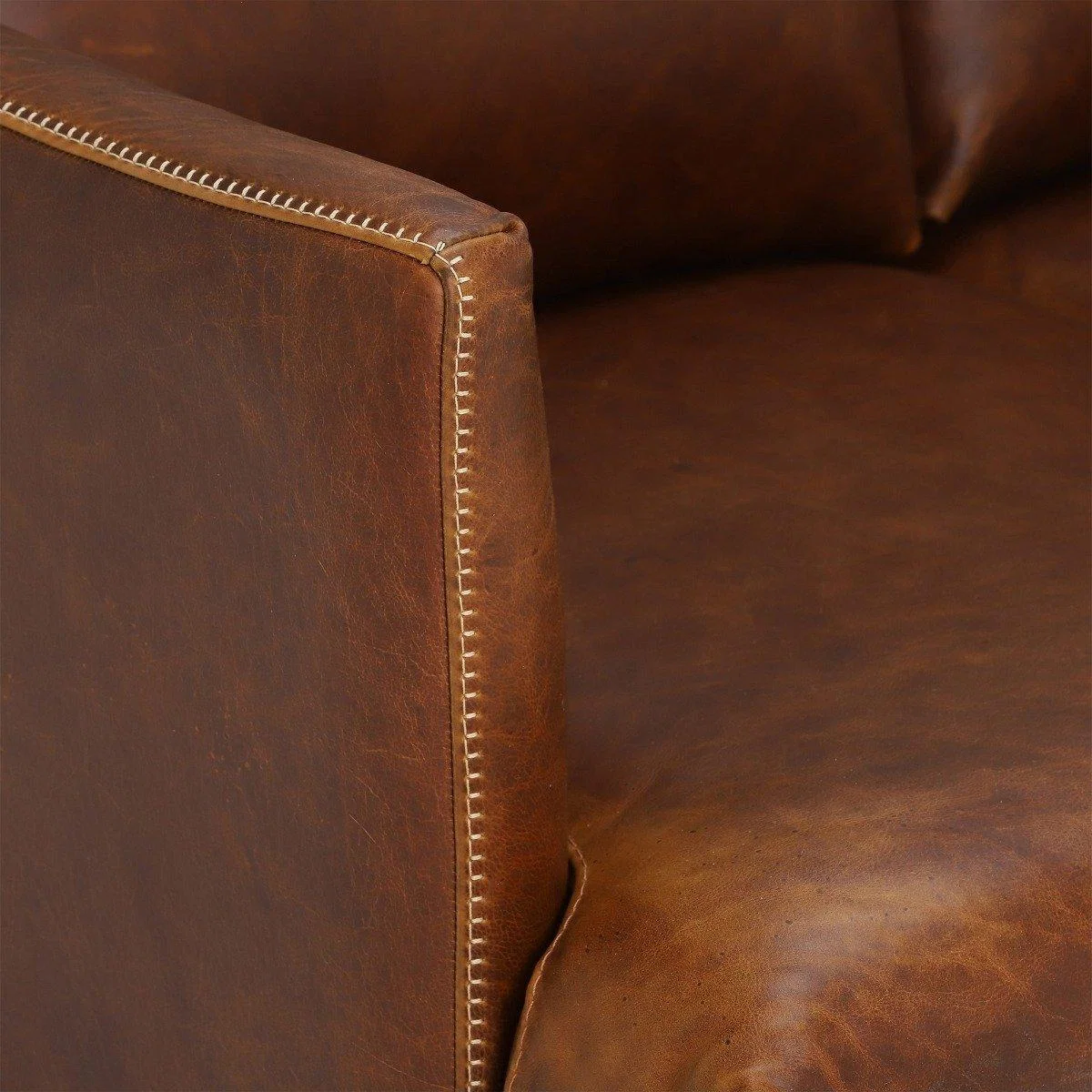 Acacia Sofa, Brown Leather | Barker & Stonehouse – image 4
