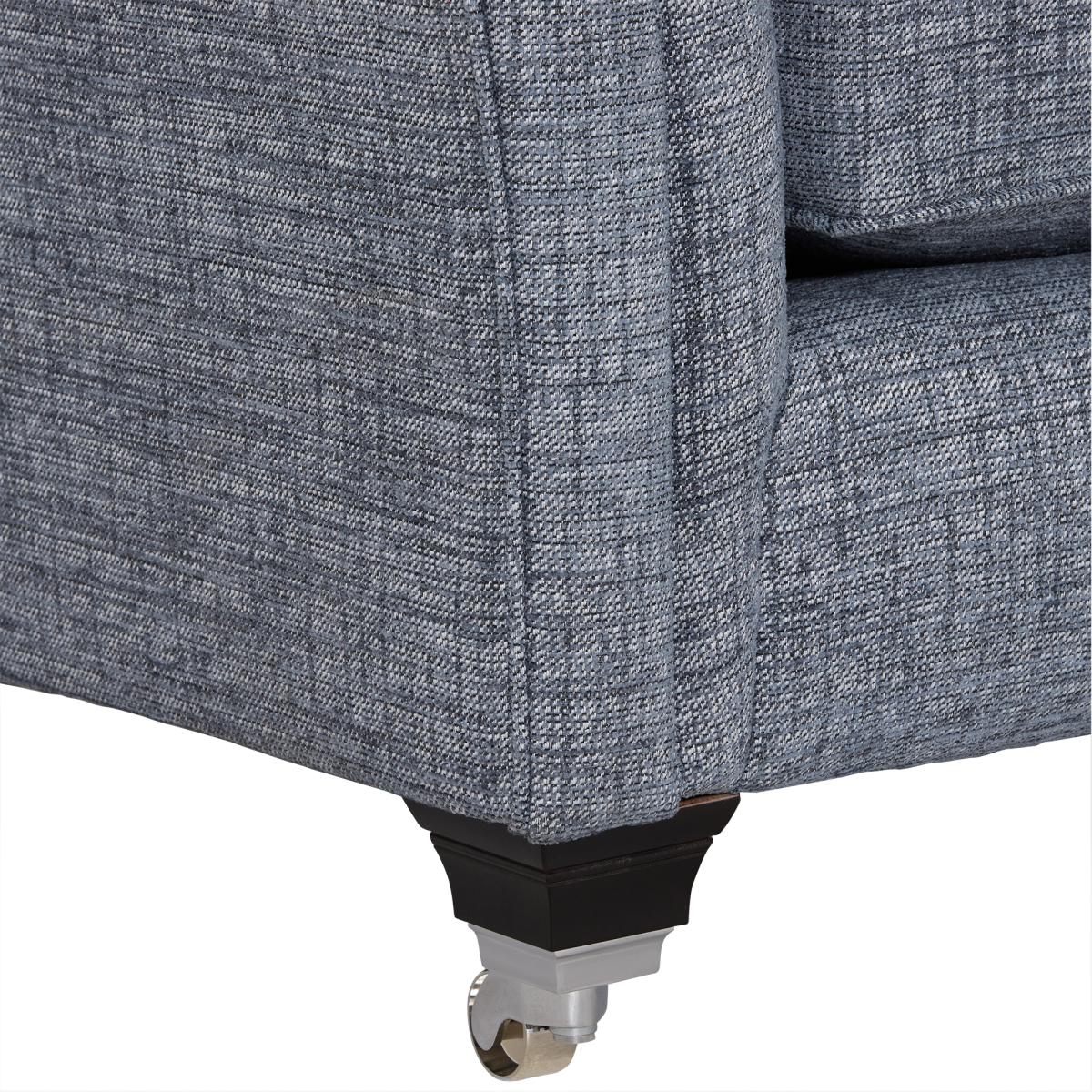 Devonshire Grand Sofa Pillow Back, Blue Fabric | Barker & Stonehouse – image 4