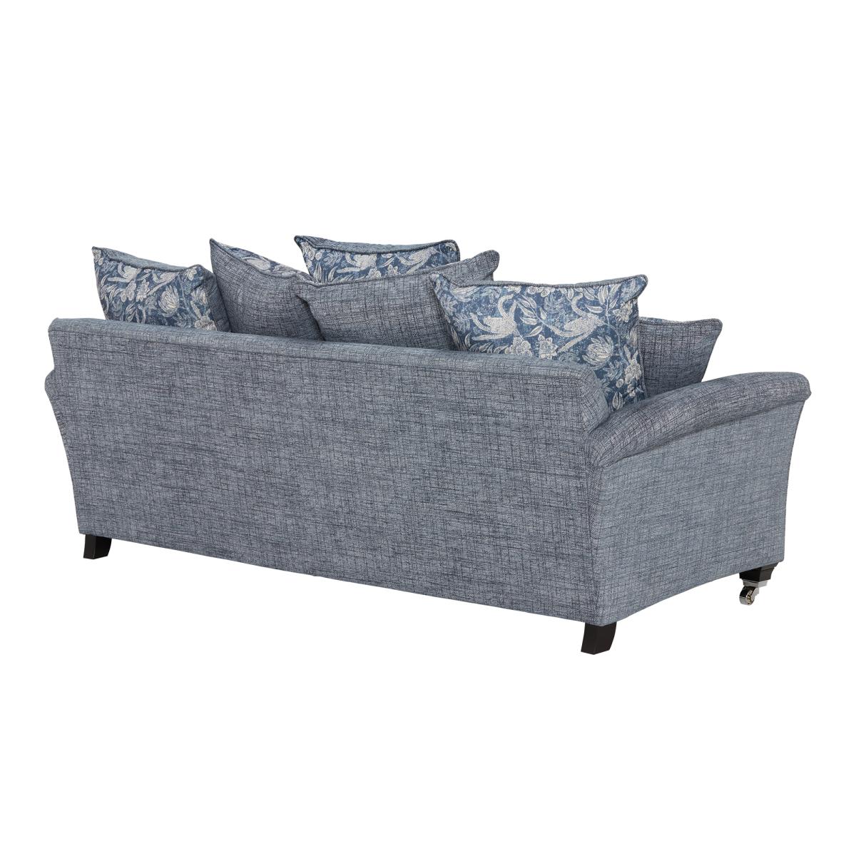 Devonshire Grand Sofa Pillow Back, Blue Fabric | Barker & Stonehouse – image 7