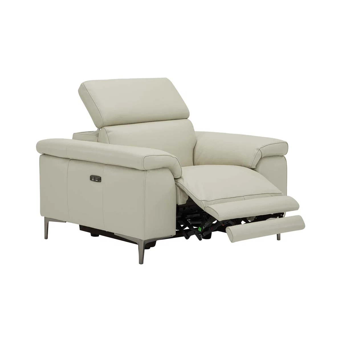 Paolo Recliner Chair With Electric Recliner Headrest Recliner Sofa, Grey | Barker & Stonehouse – image 4