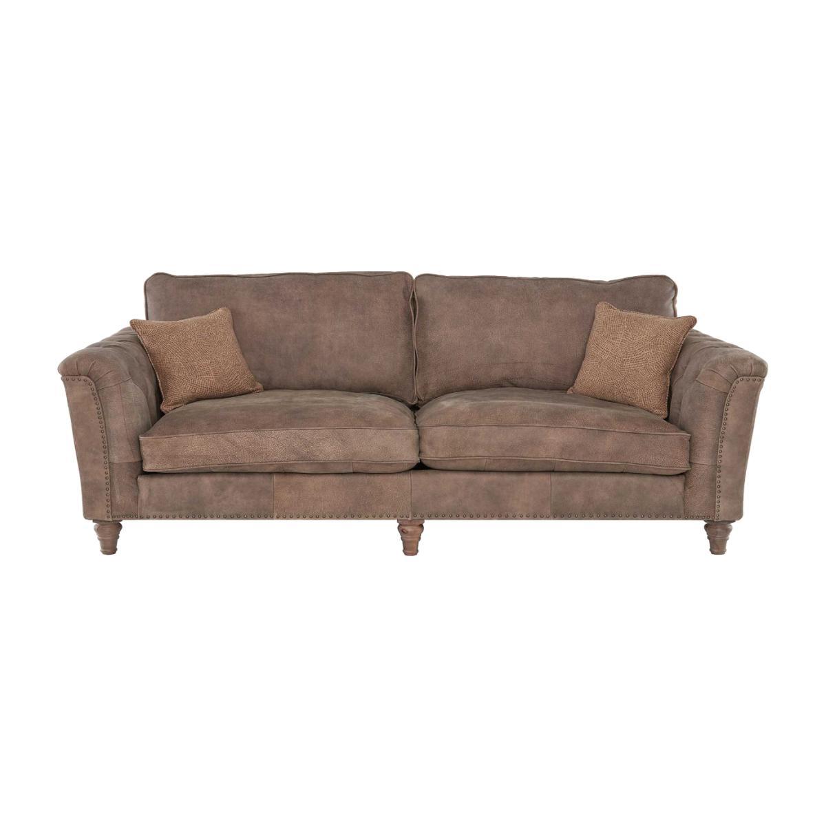 Darwin Grand Split Frame Leather Sofa – image 1