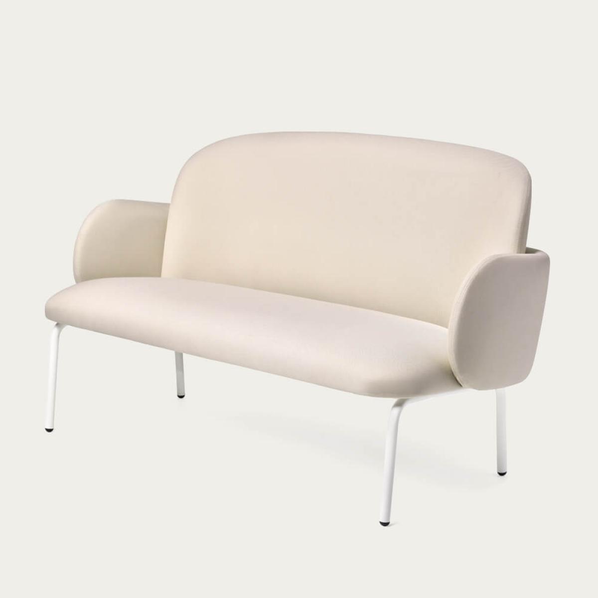 Cream Dost Sofa Steel - A Hug for Your Home